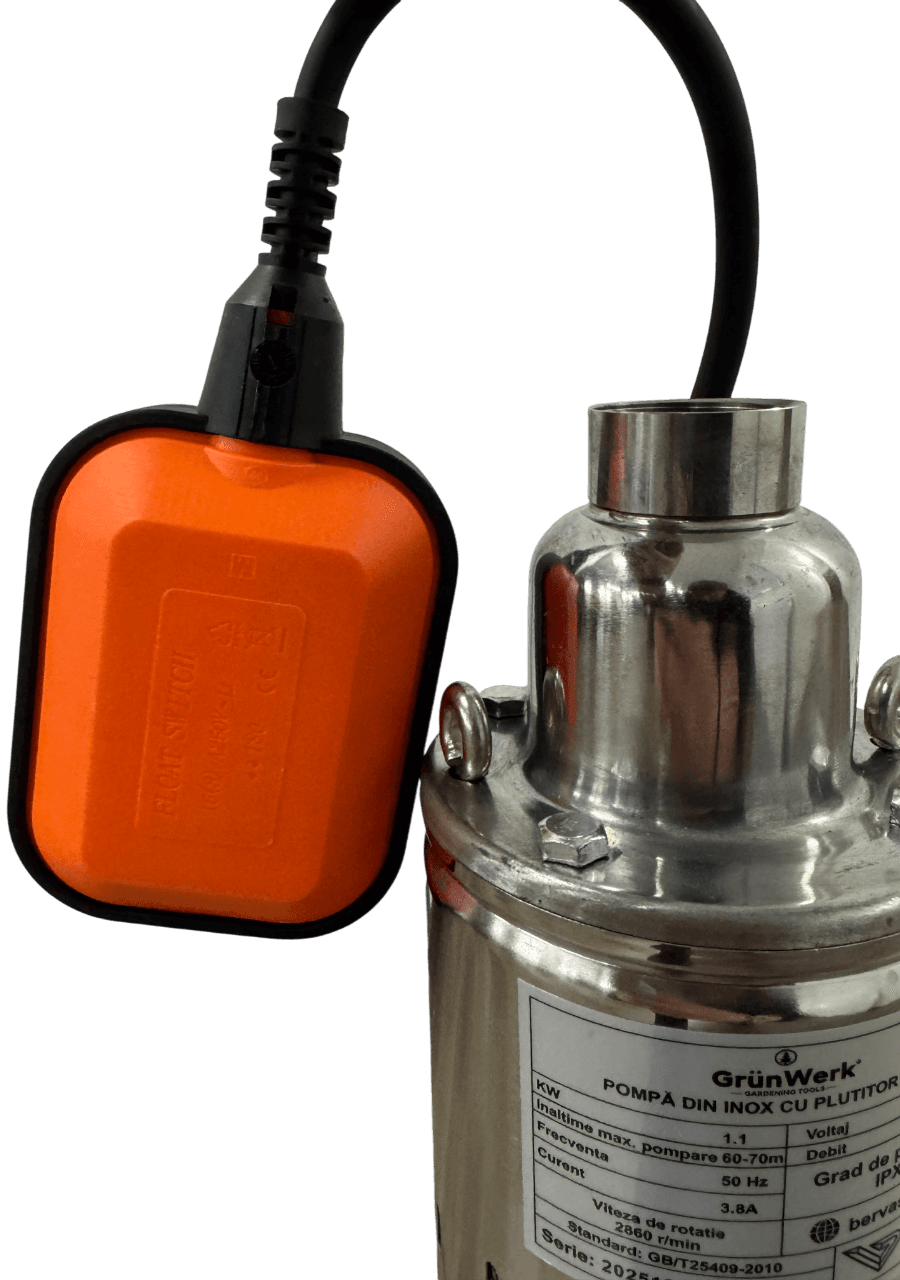 Pompa Inox cu Snec 1.1kw cu Plutitor GW image