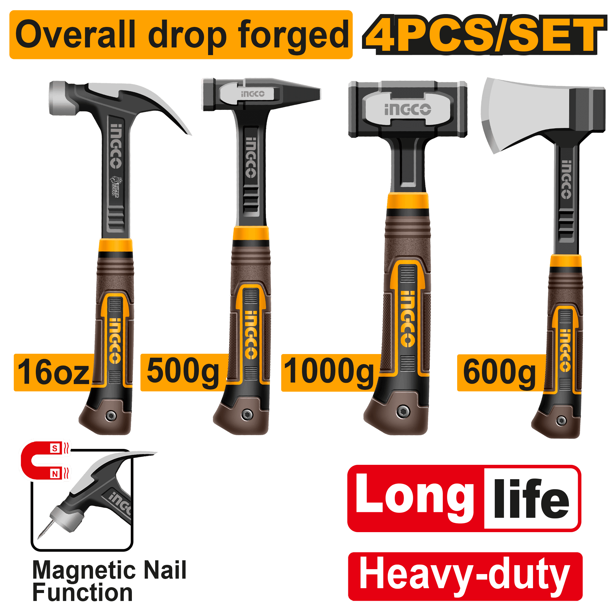 Set de Ciocan si Secure 4 buc Profesional