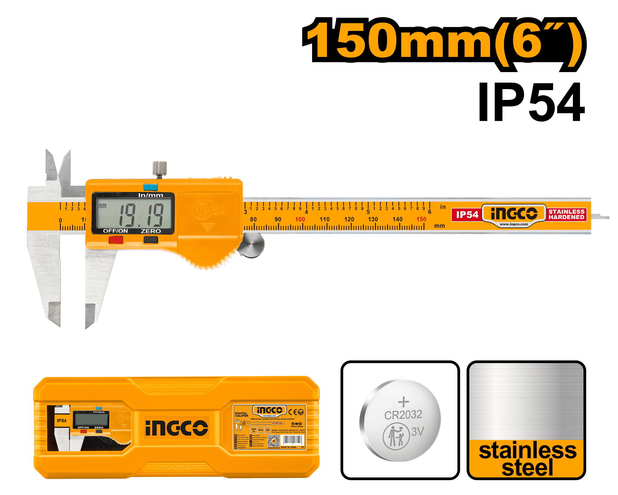 Subler cu Afisaj Digital 150mm