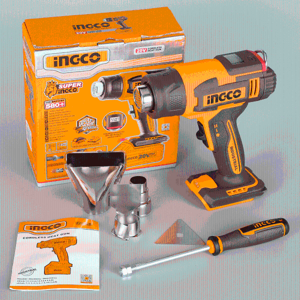 Pistol de Aer Cald 20V cu Afisaj Electronic image