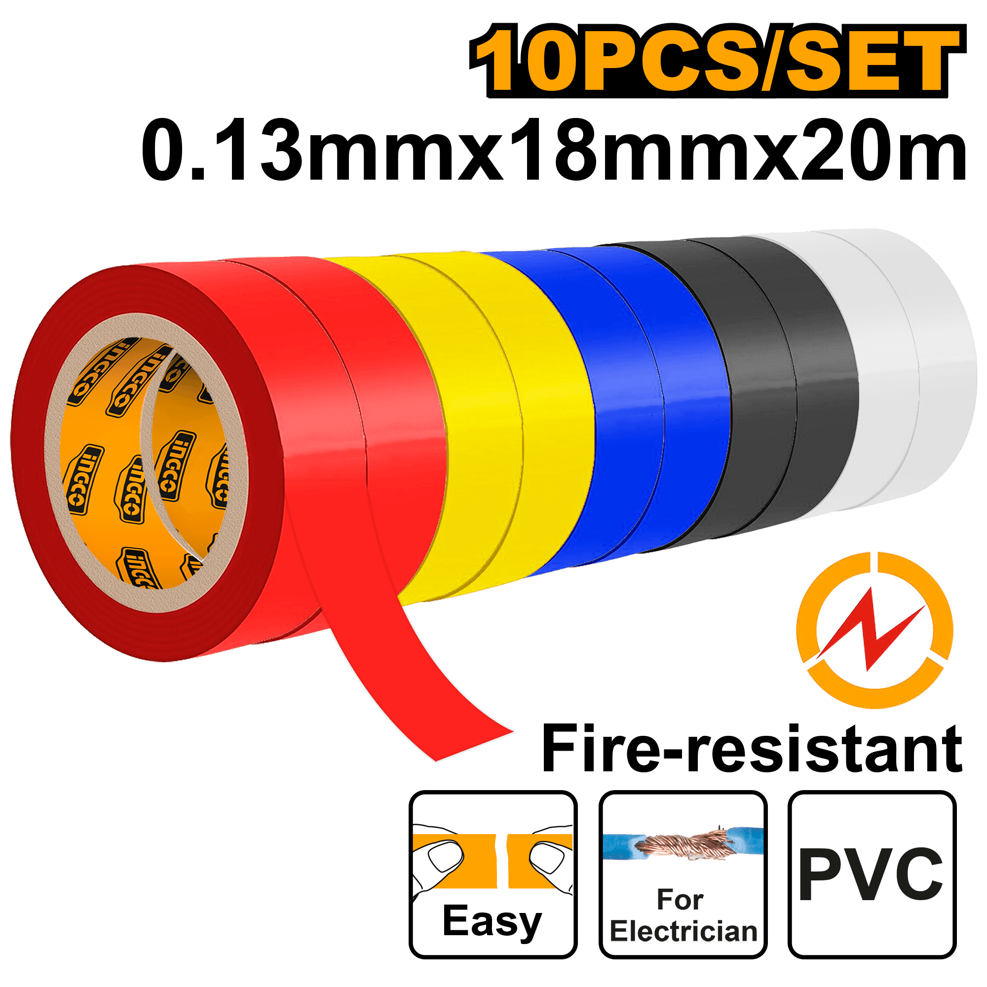 Banda Izolatoare Color Set 10buc