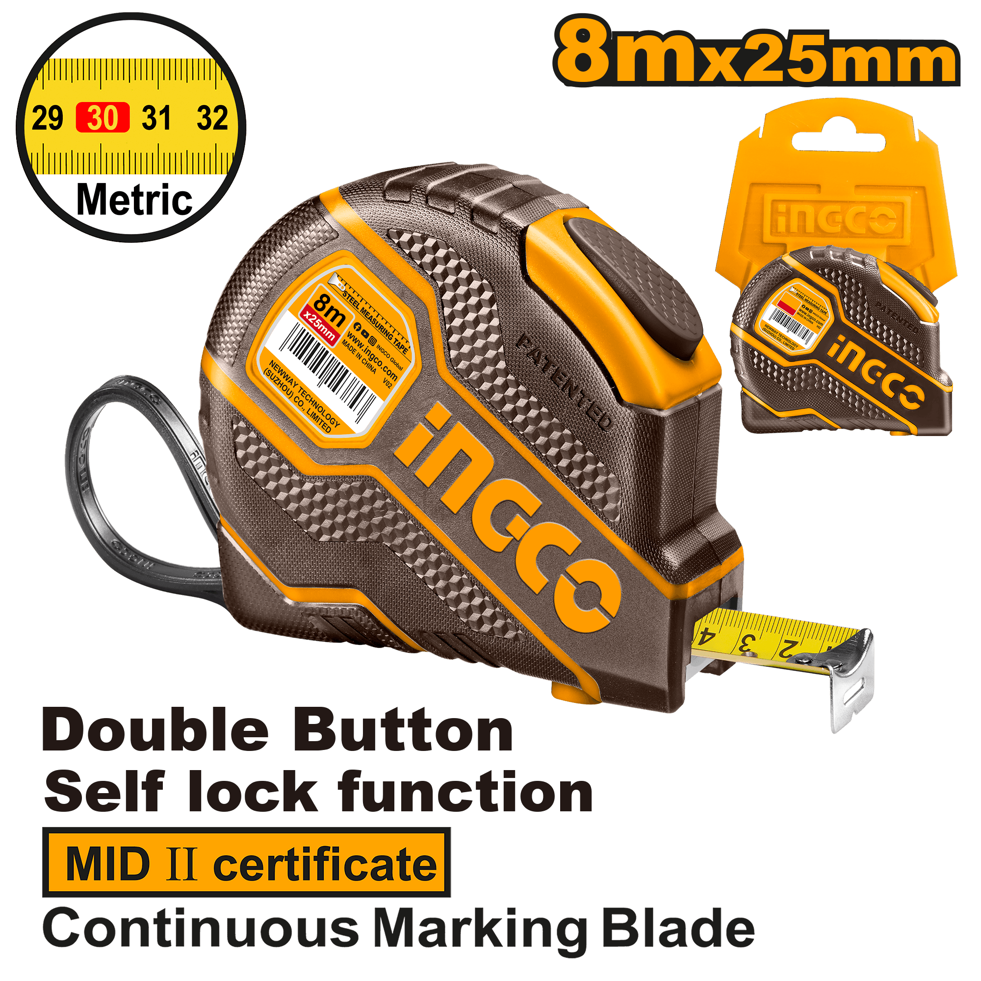 Ruleta Autoblocaj 25mm