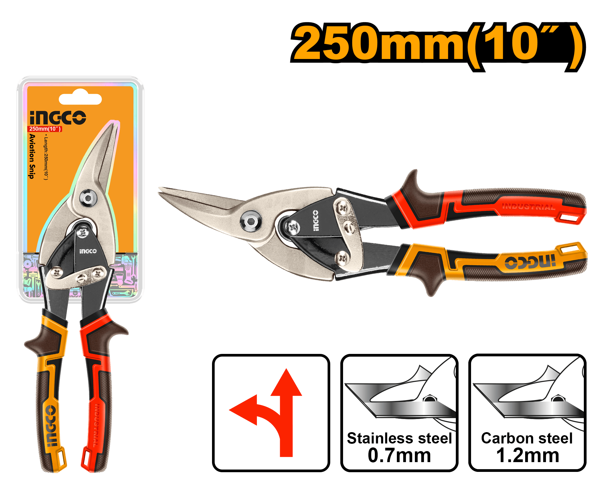 Foarfeca cu Taietura pe Stanga pentru Tabla