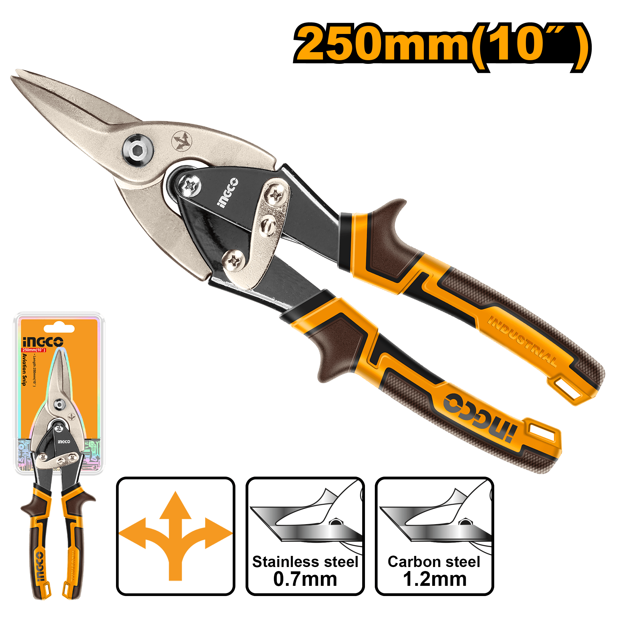 Foarfeca cu Varf Drept pentru Tabla