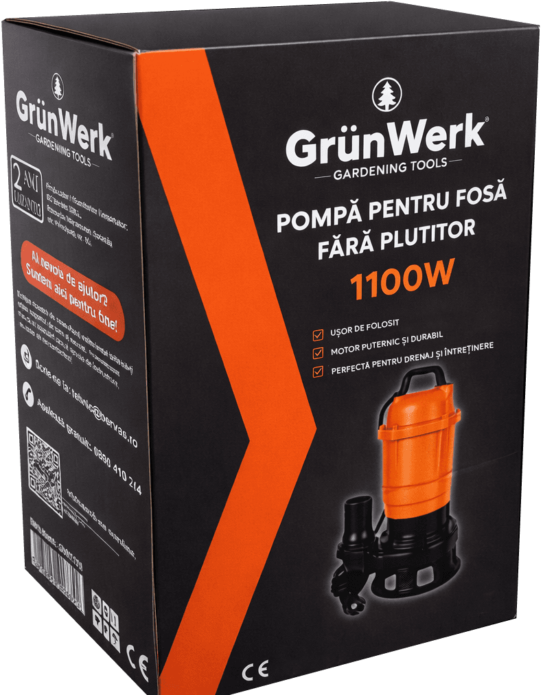 Pompa Apa Murdara Fara Plutitor GW 1.1KW image