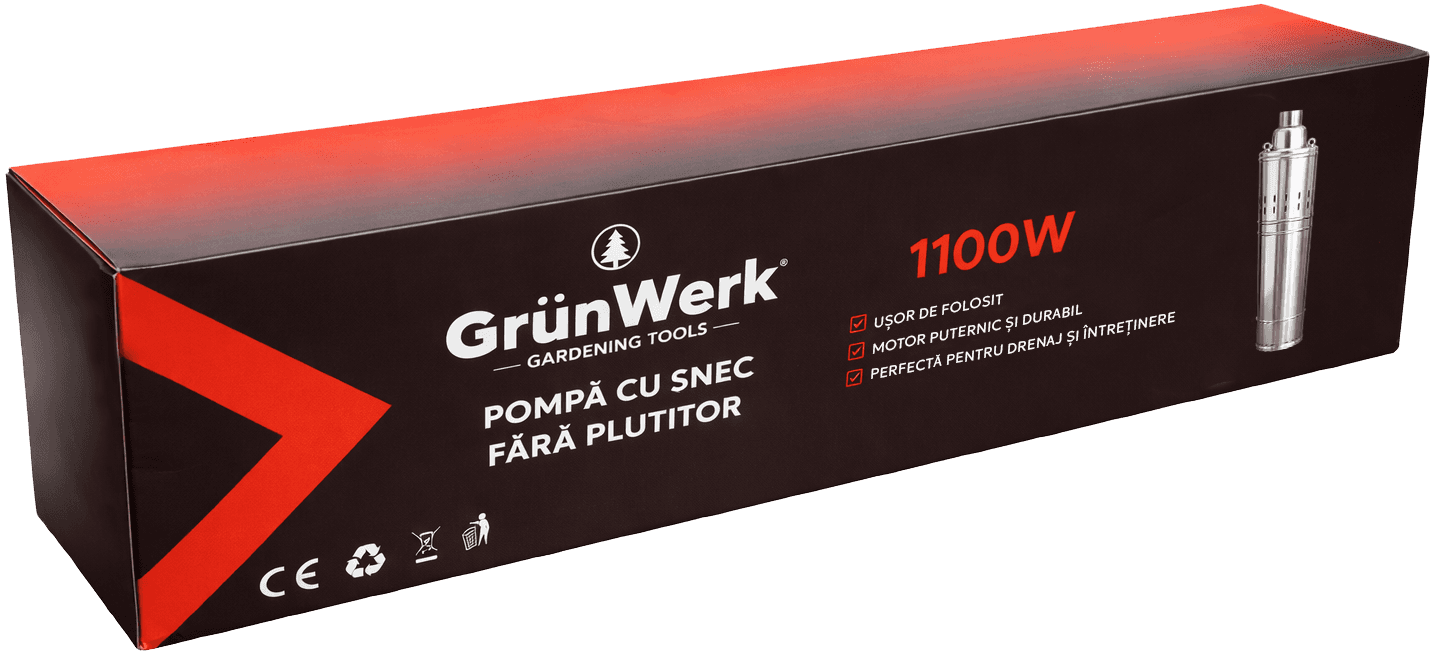 Pompa Inox 1.1kw cu Snec Fara Plutitor GW image