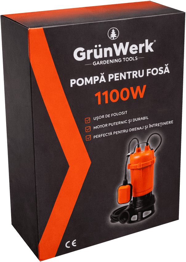 Pompa Apa Murdara Fonta cu Tocator Plutitor GW 1.1KW image