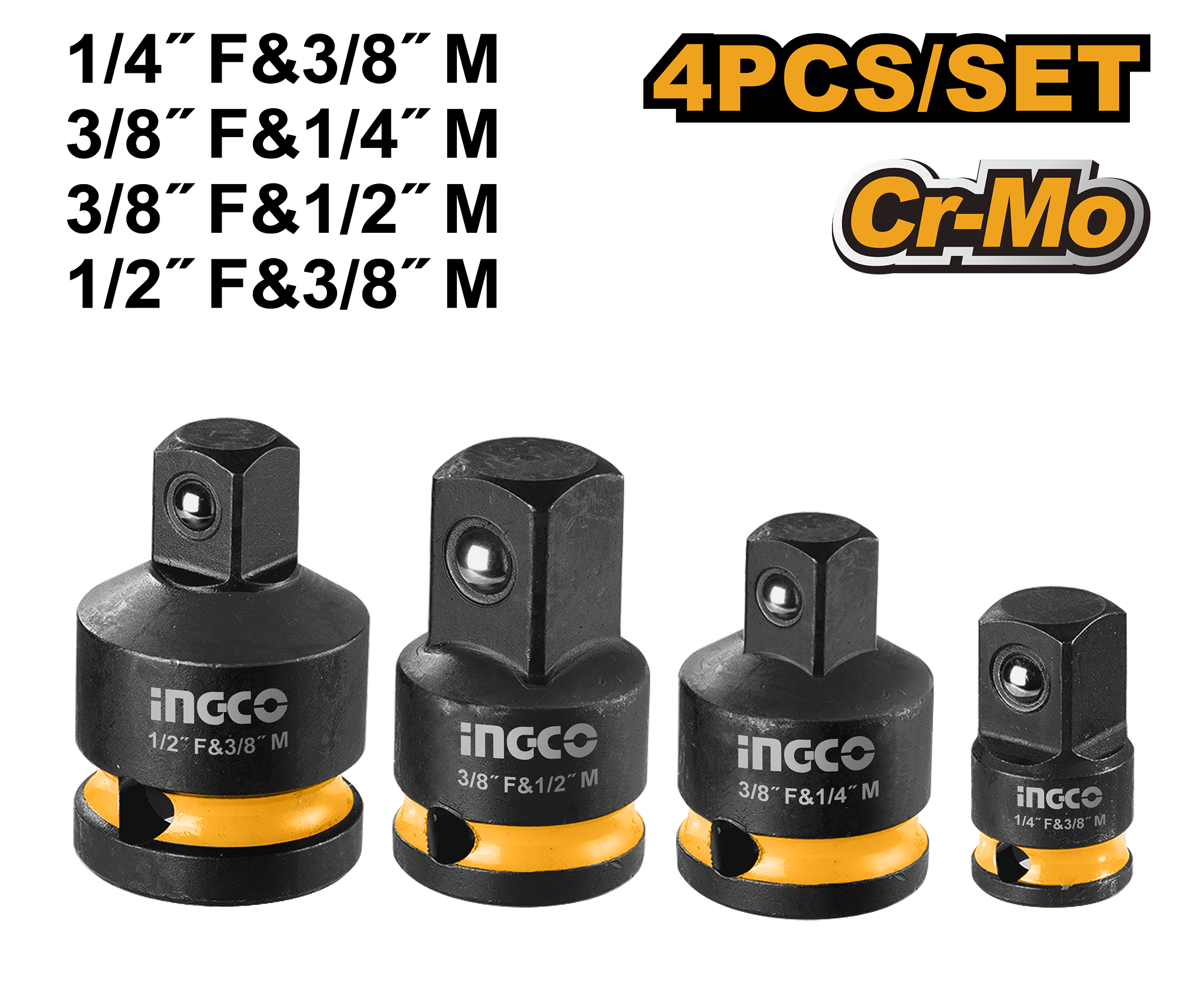 Adaptoare Tubulara Impact Set 4buc
