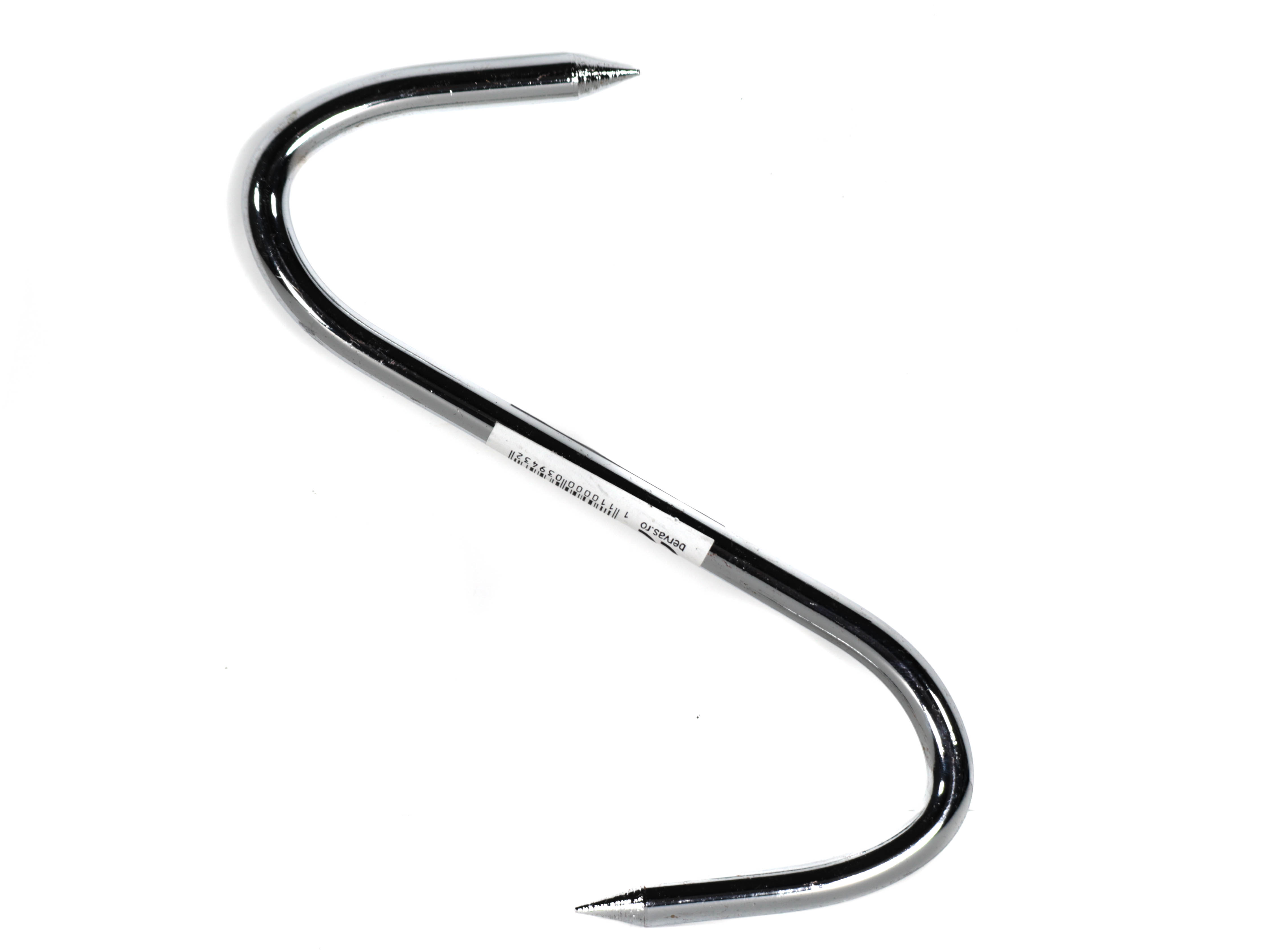 Carlig Inox Simplu Afumatoare 8 mm