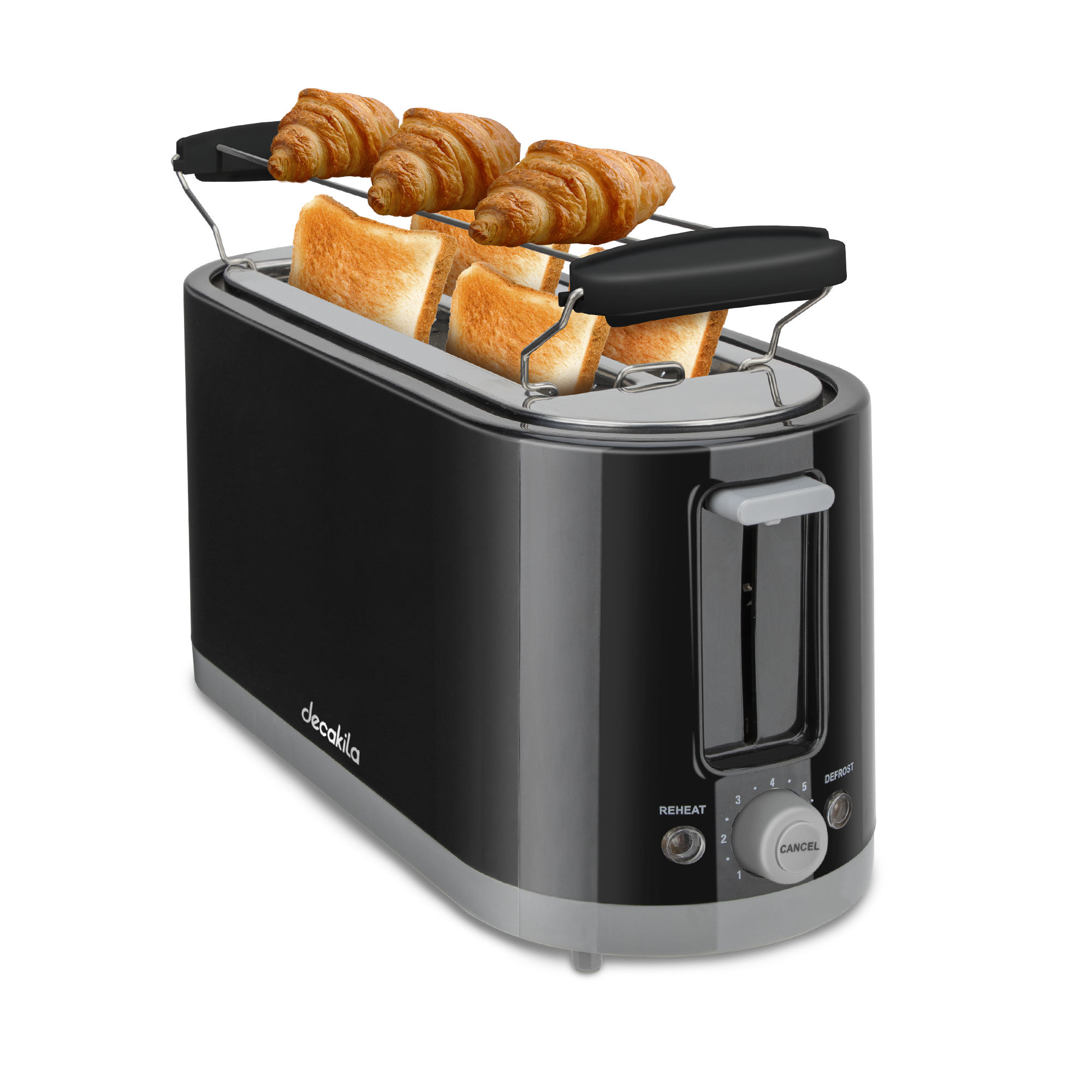 Prajitor Paine 1400W 4 Felii cu Functie Croissant