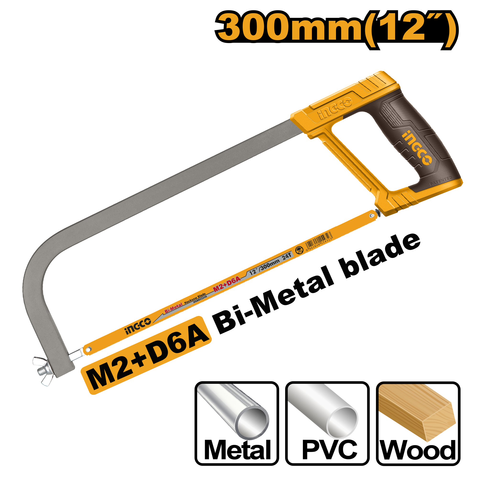 Fierastrau Metal 30cm (Bomfaier) Maner Cauciucat