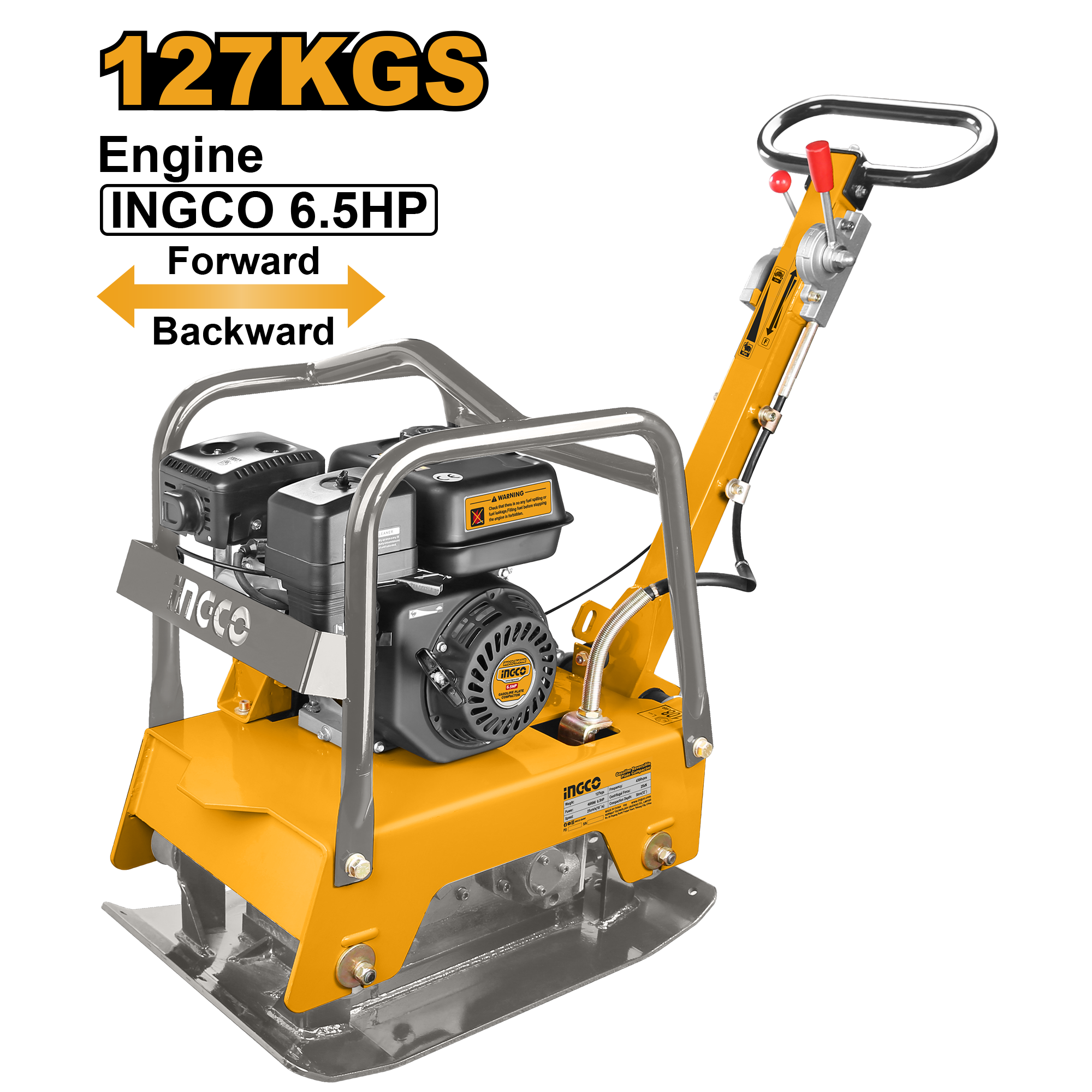 Placa Compactoare 127Kg 6.5Hp