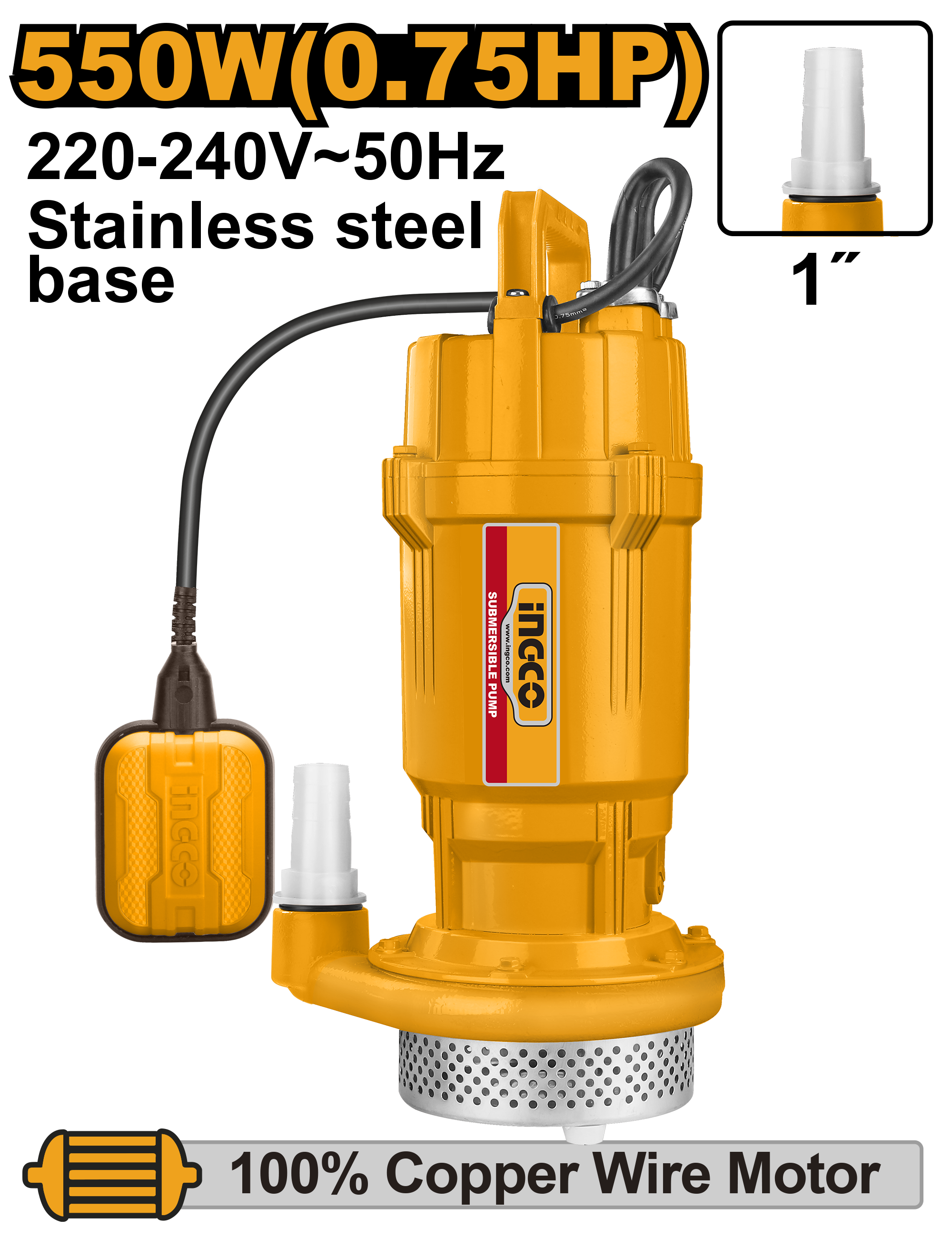 Pompa Submersibila 550W (0.75HP)