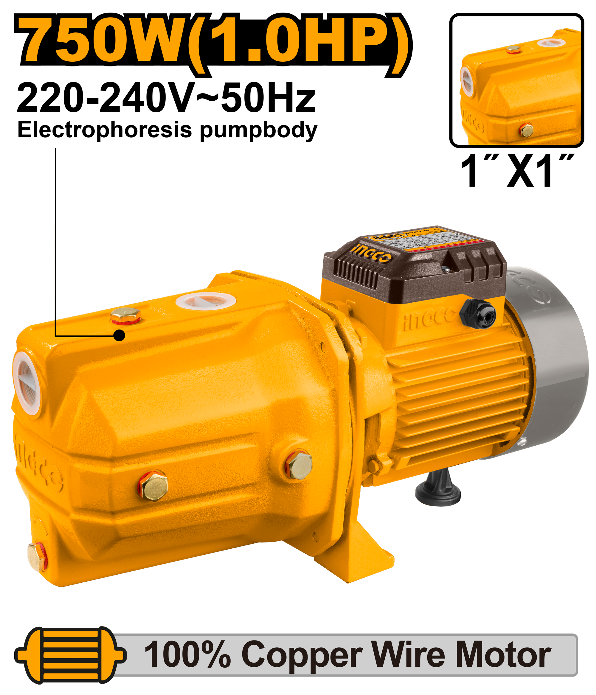 Pompa Apa Jet (Hidrofor) 750W