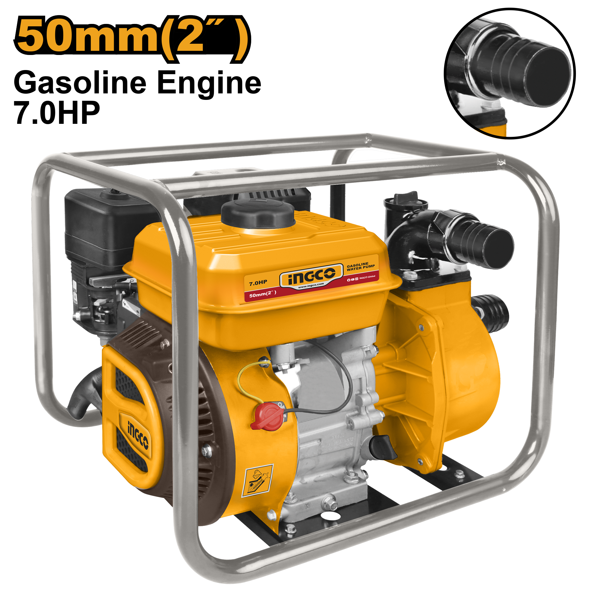 Motopompa 2'' 7.0 HP