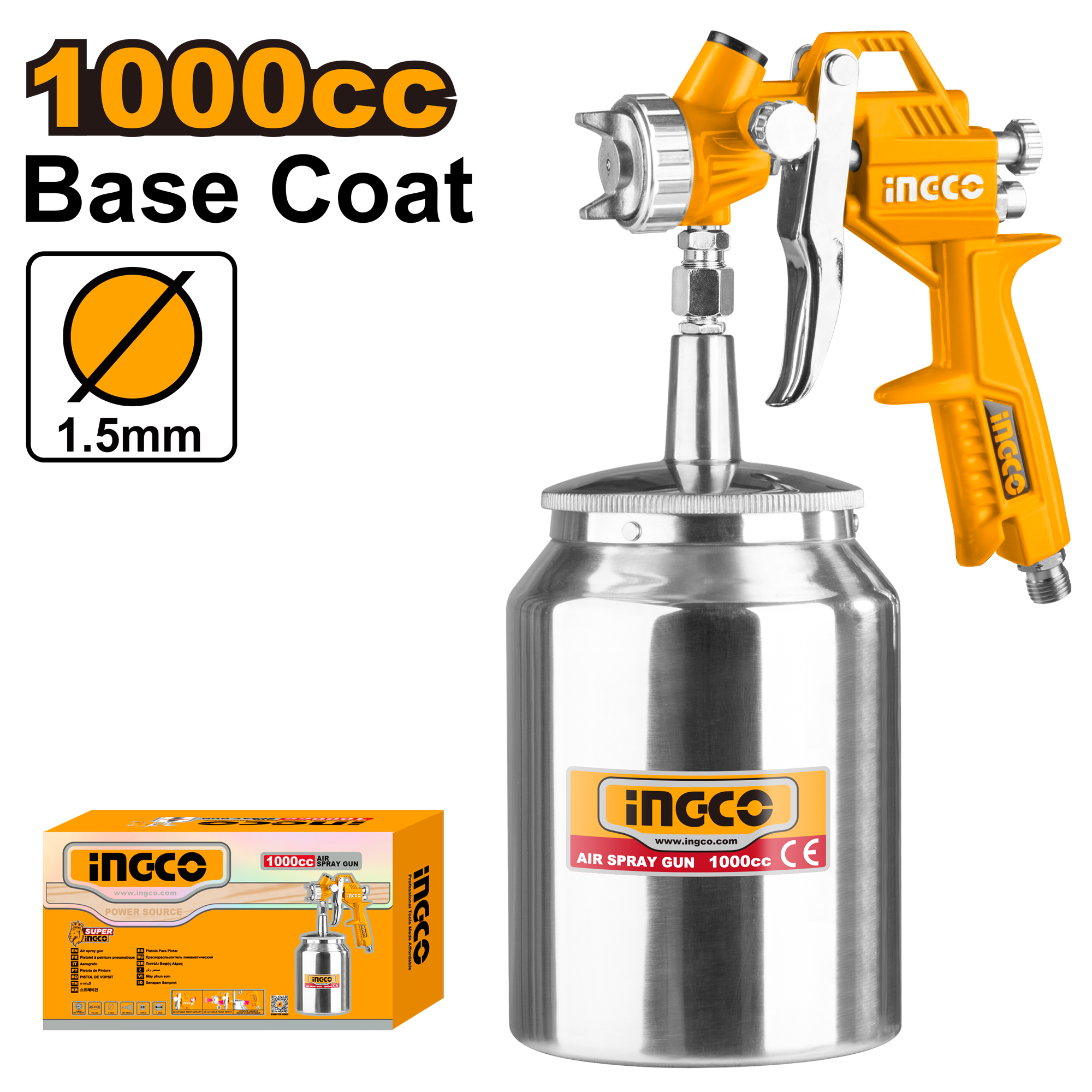 Pistol Vopsit Vas Metal Jos 1000cc