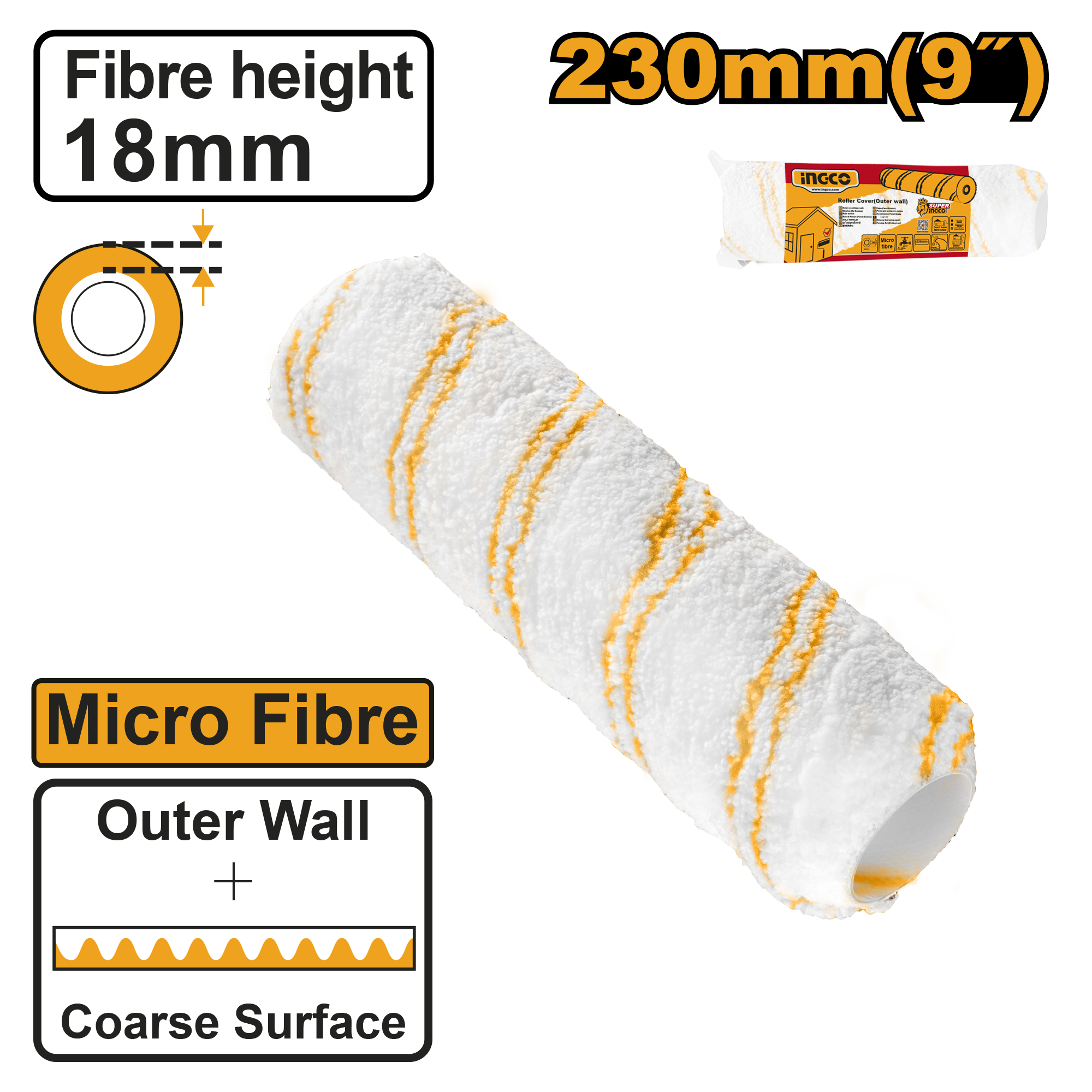 Rezerva Trafalet 230mm Fibra 18mm Exterior