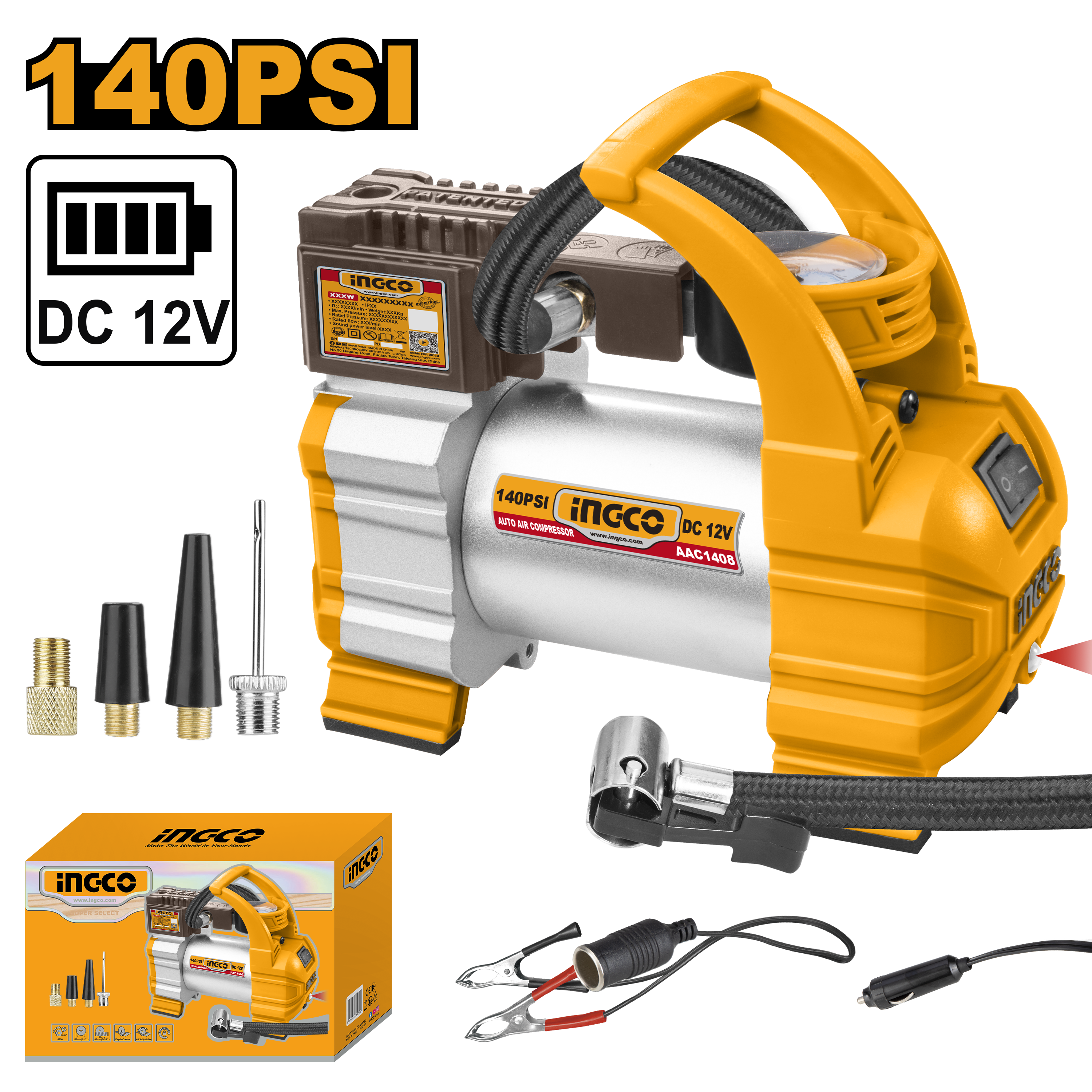 Compresor Auto 12V cu 1 Cilindru