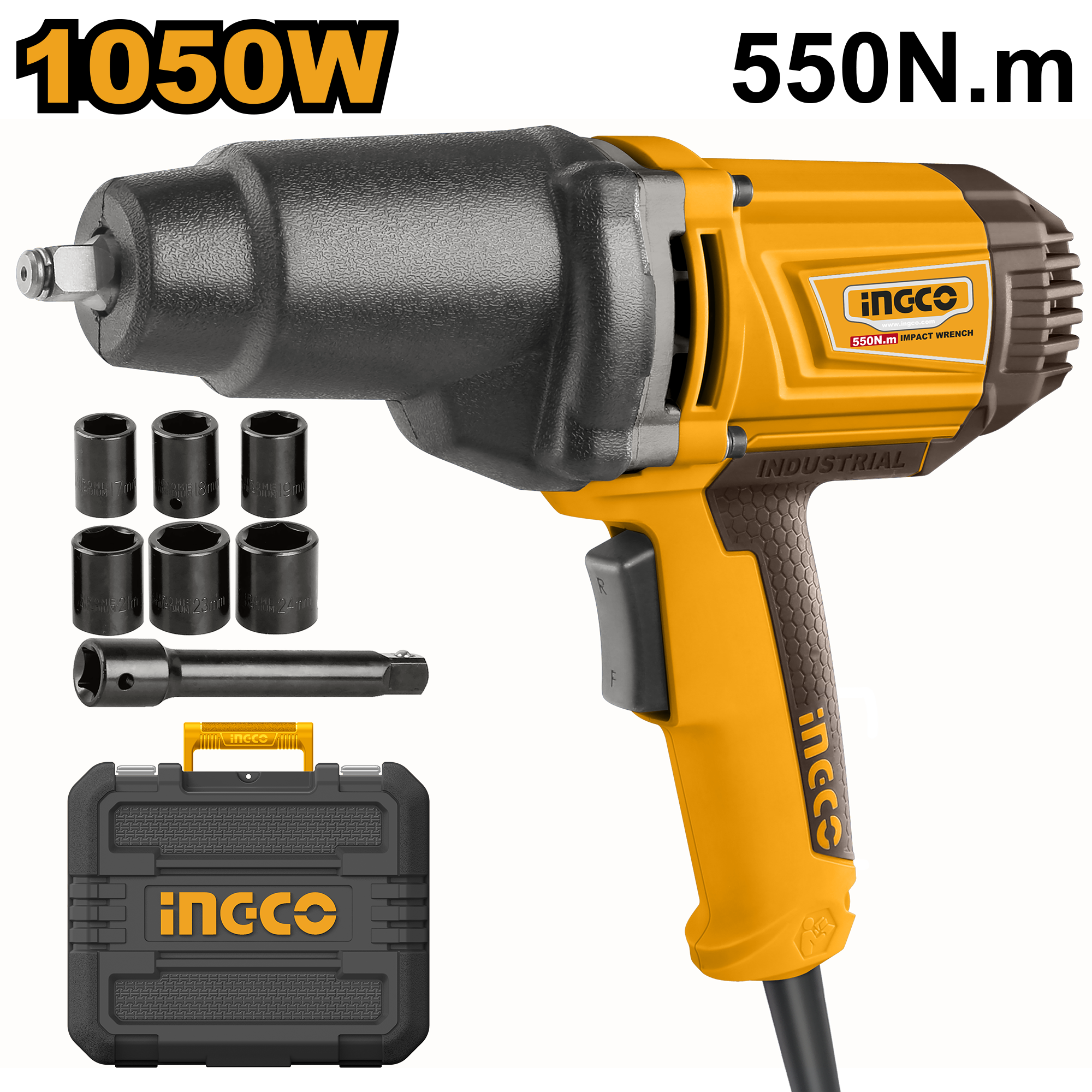 Pistol 1050W 1/2 Impact 520nm + Tubulare