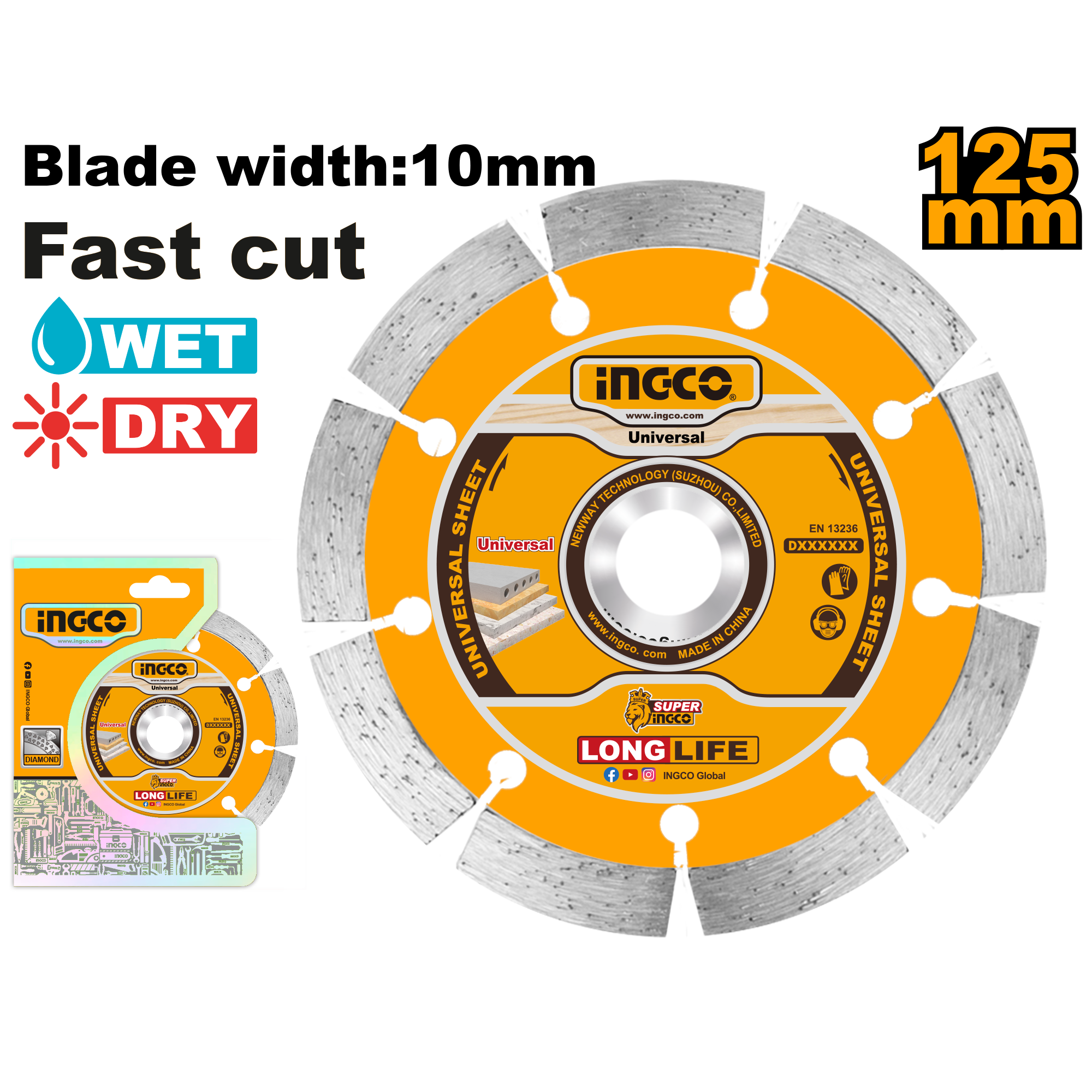 Disc Diamantat Segmentat 230x 2mm