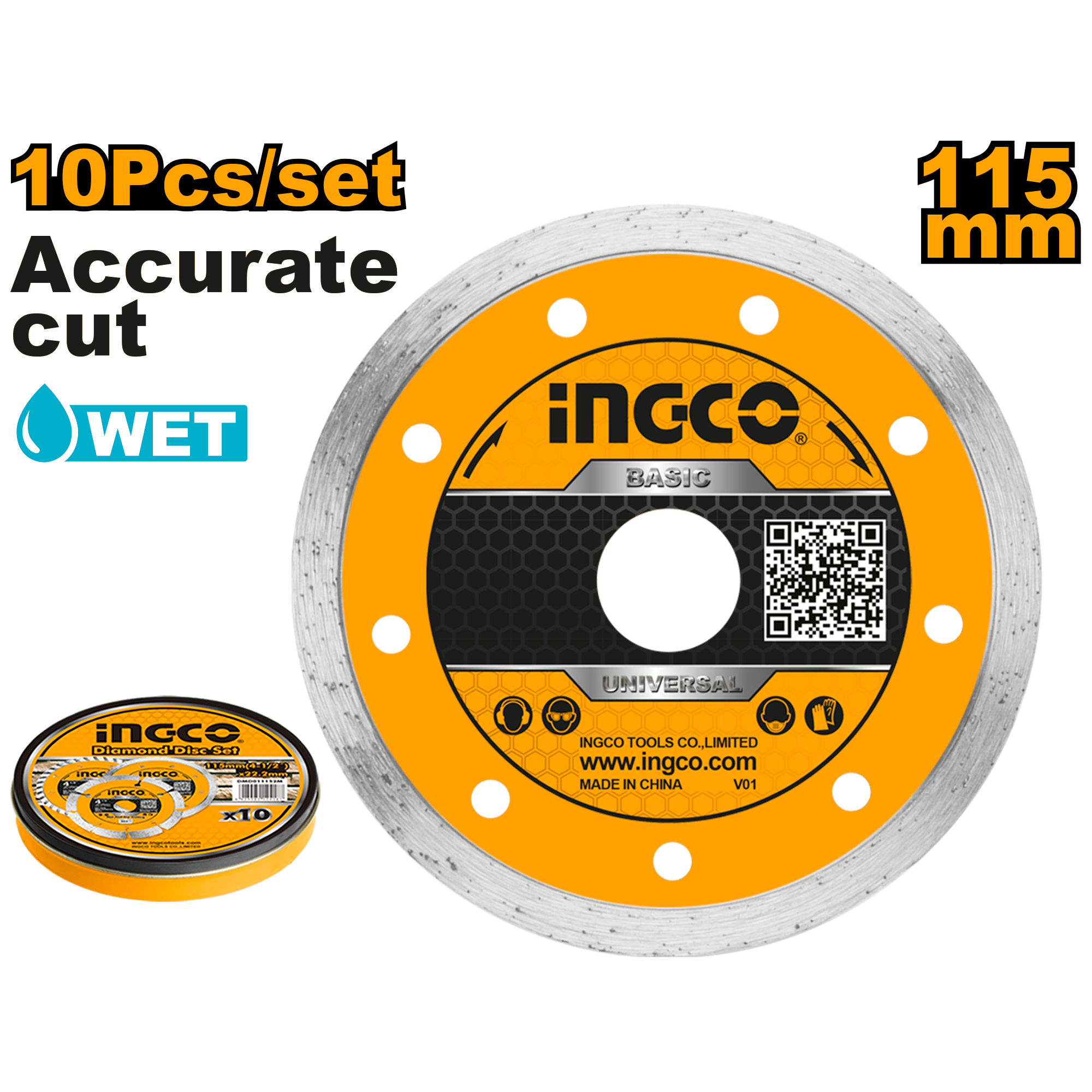 Disc Diamantat Continuu 180mmX5mm