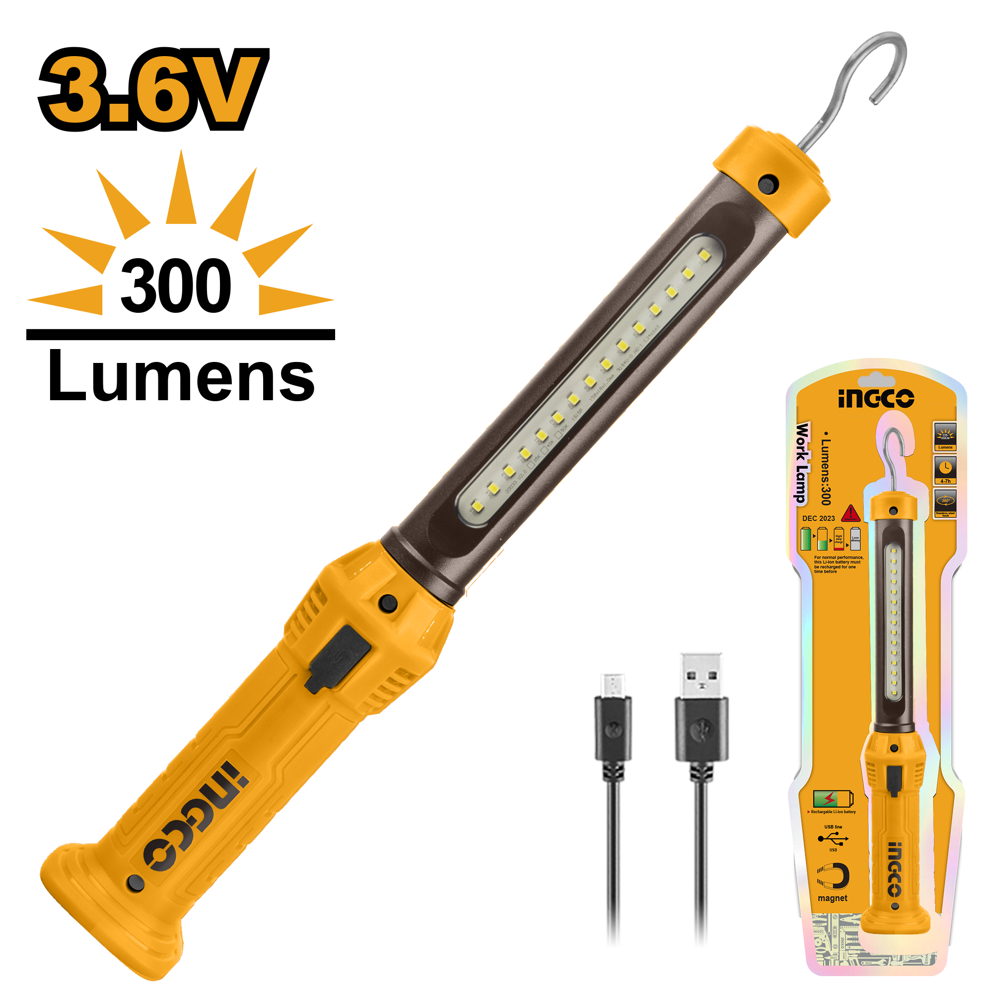 Lanterna Auto cu USB
