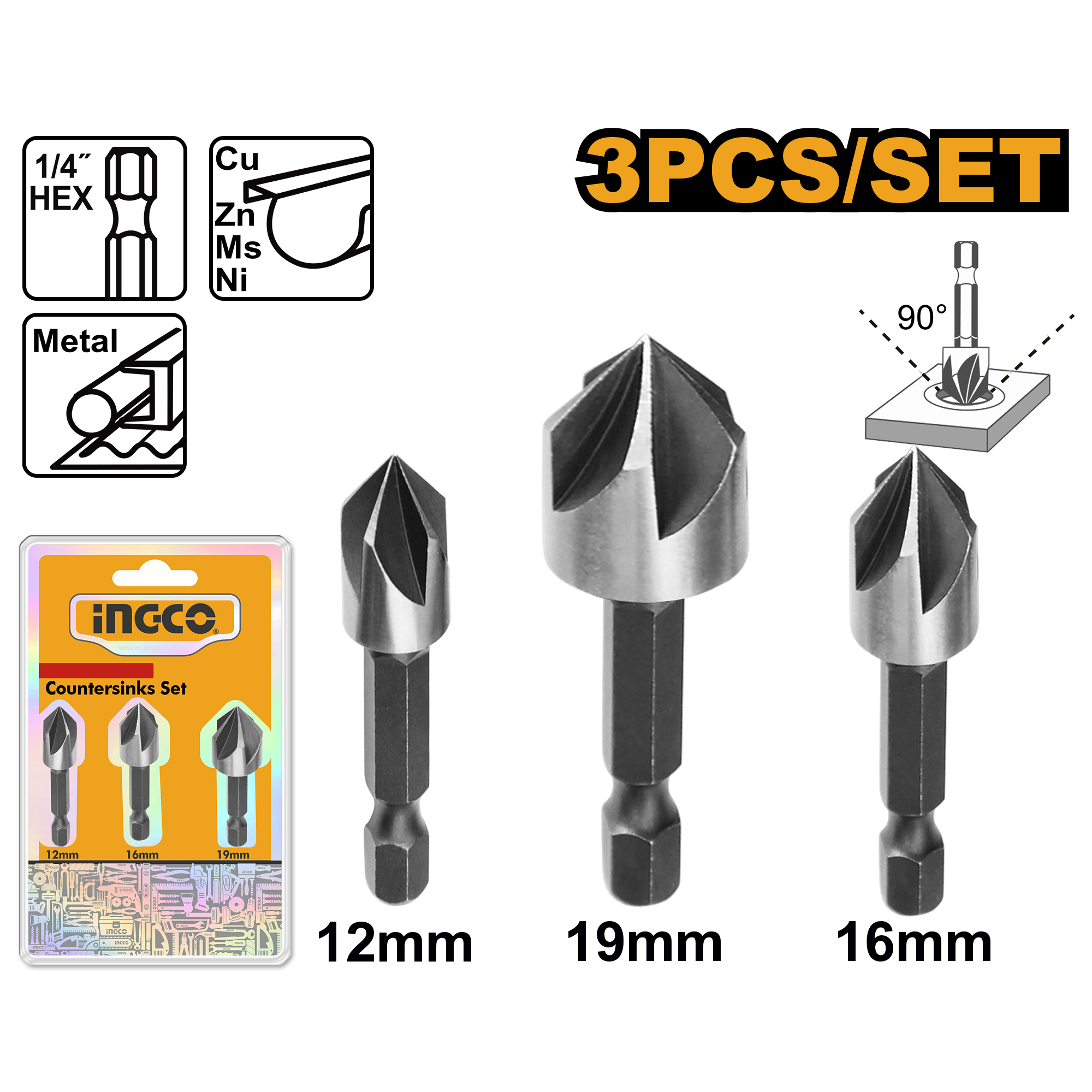 Freza Bond Metal 3 Pcs