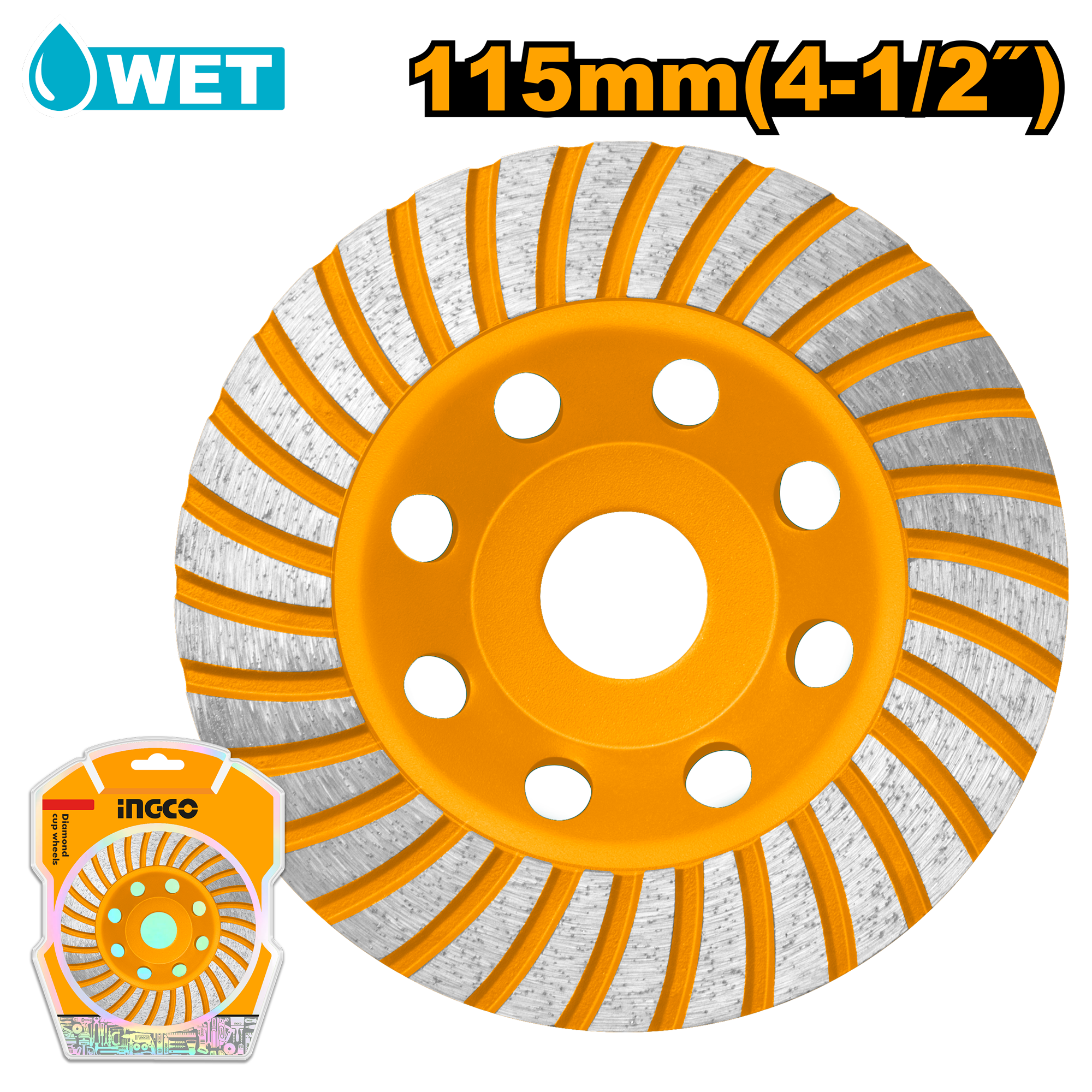 Disc Diamantat Slefuit Turbo 115mm