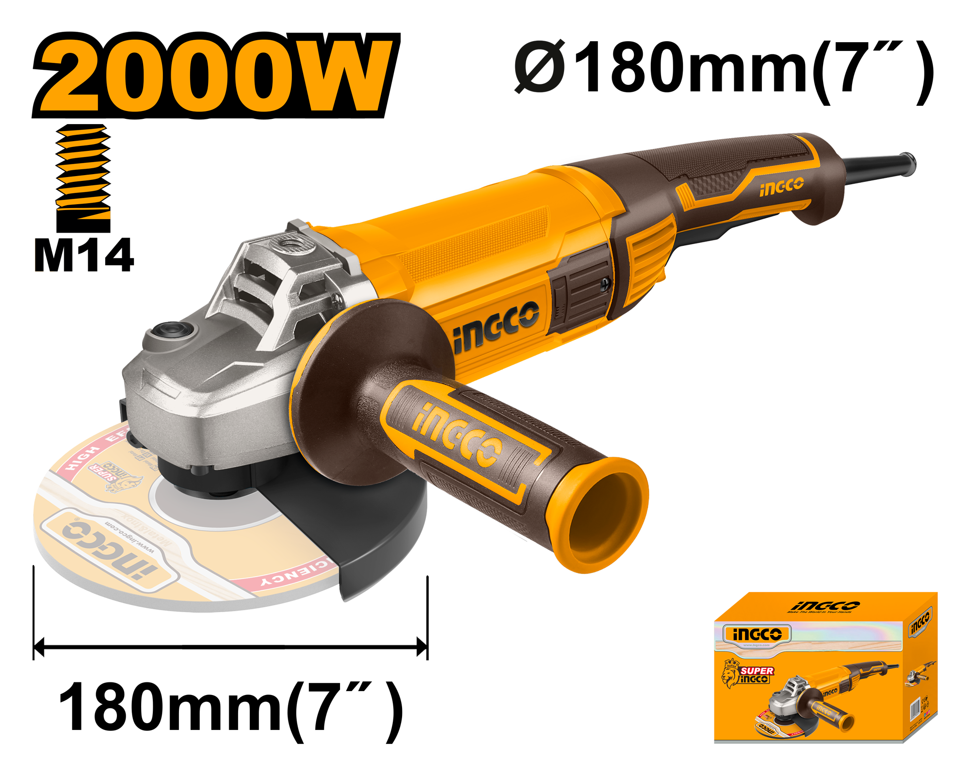Flex Unghiular 2000W 180mm