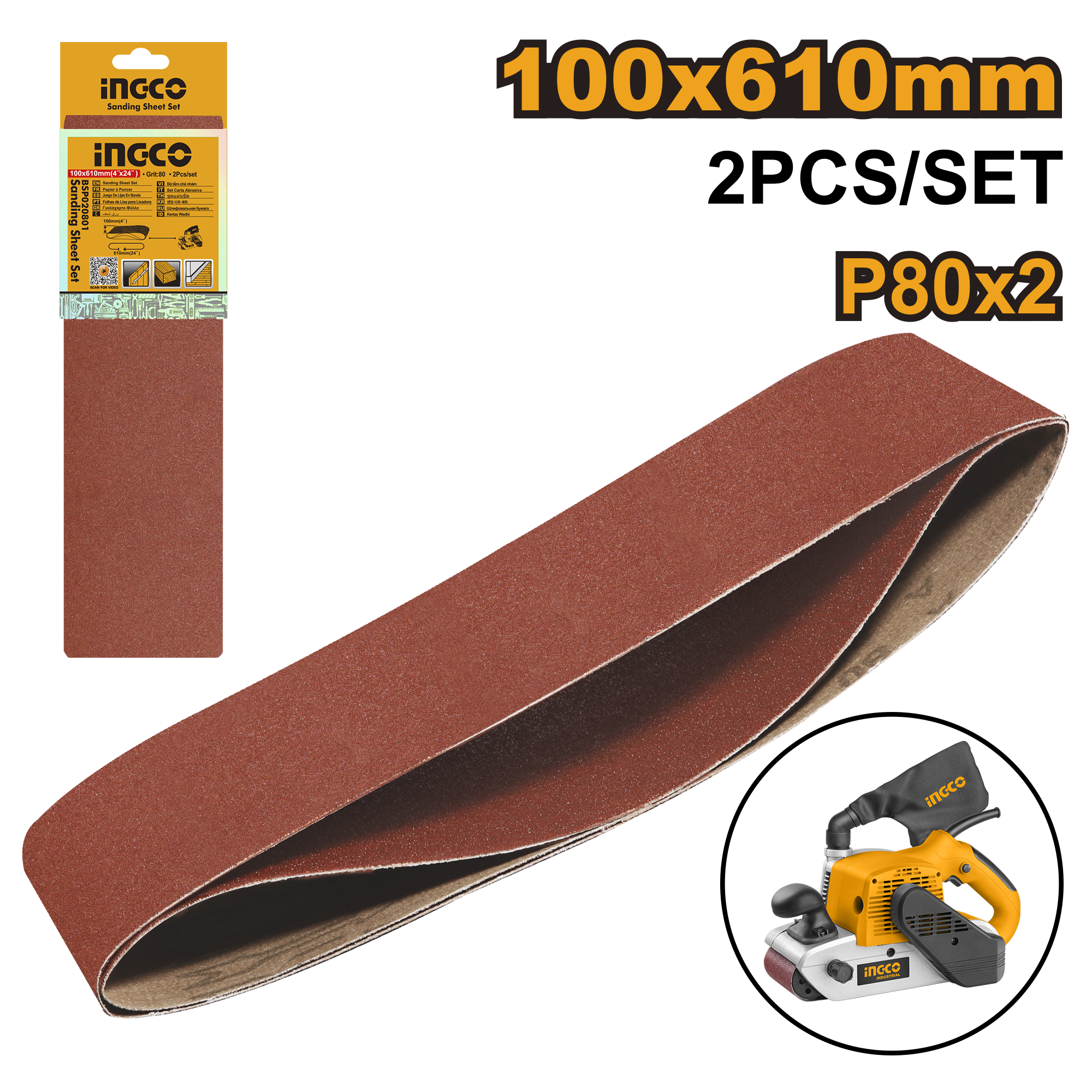 Smirghel Aparat Slefuit 100*610mm 2buc