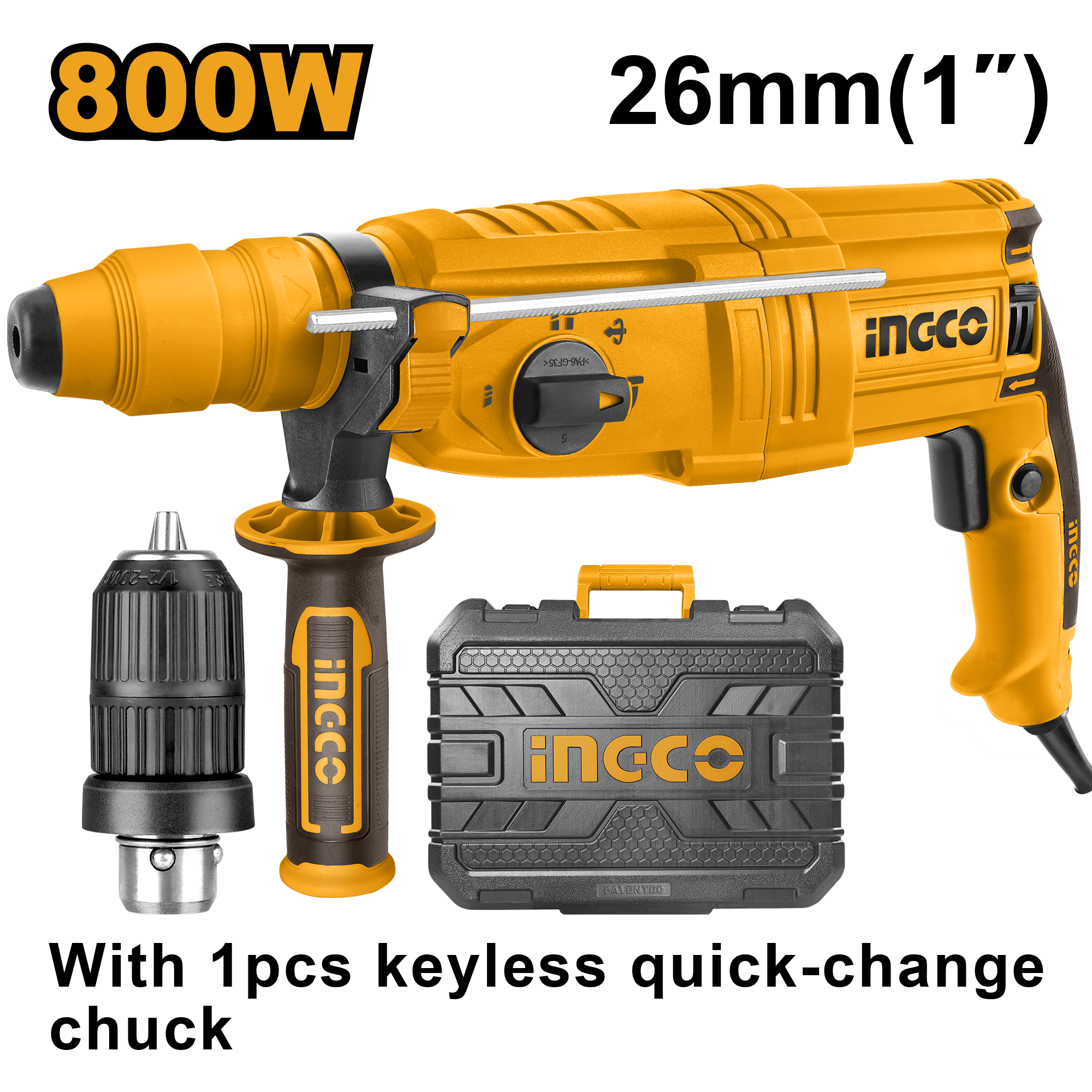 Picamer SDS 800W cu Mandrina Automata 26mm