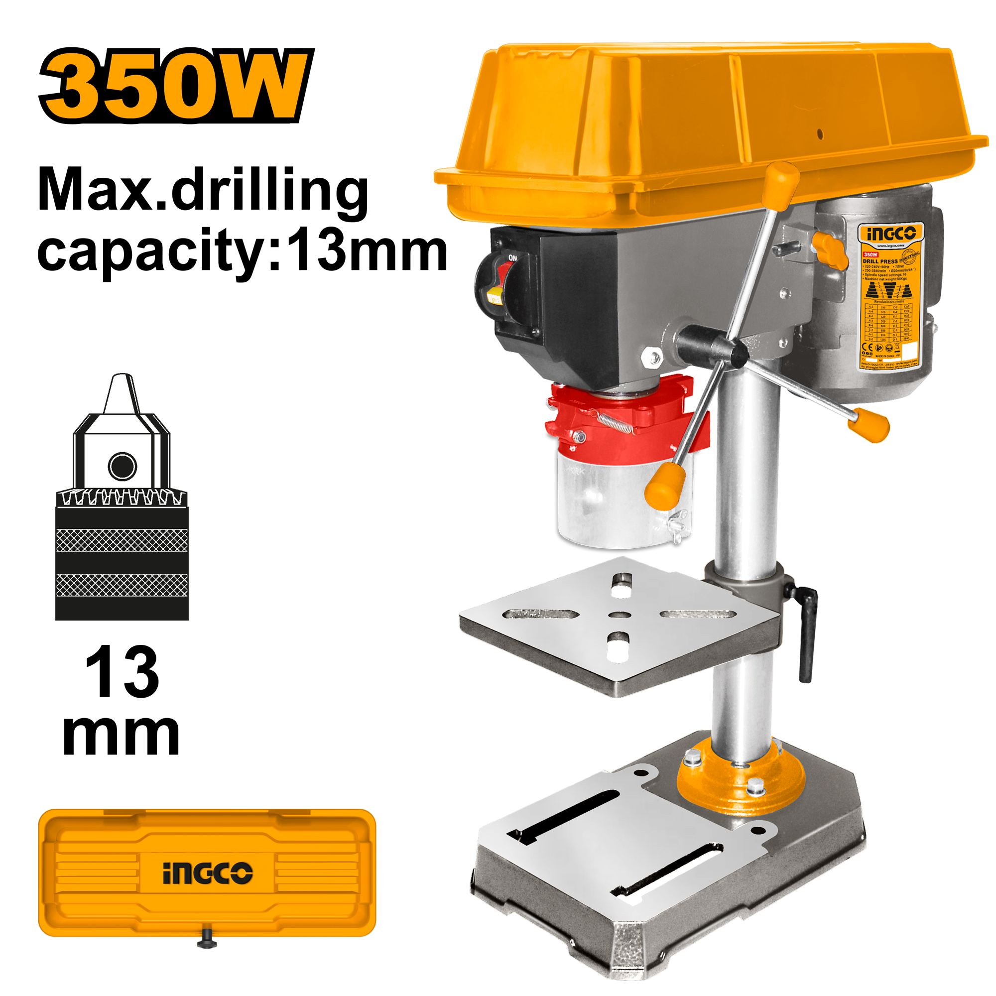 Masina Gaurit Fixa cu Coloana 350W + Mandrina