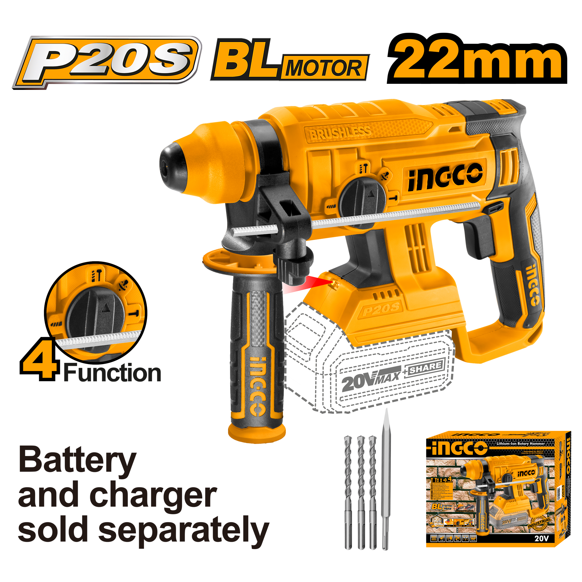 Picamer Industrial 20V BL Motor