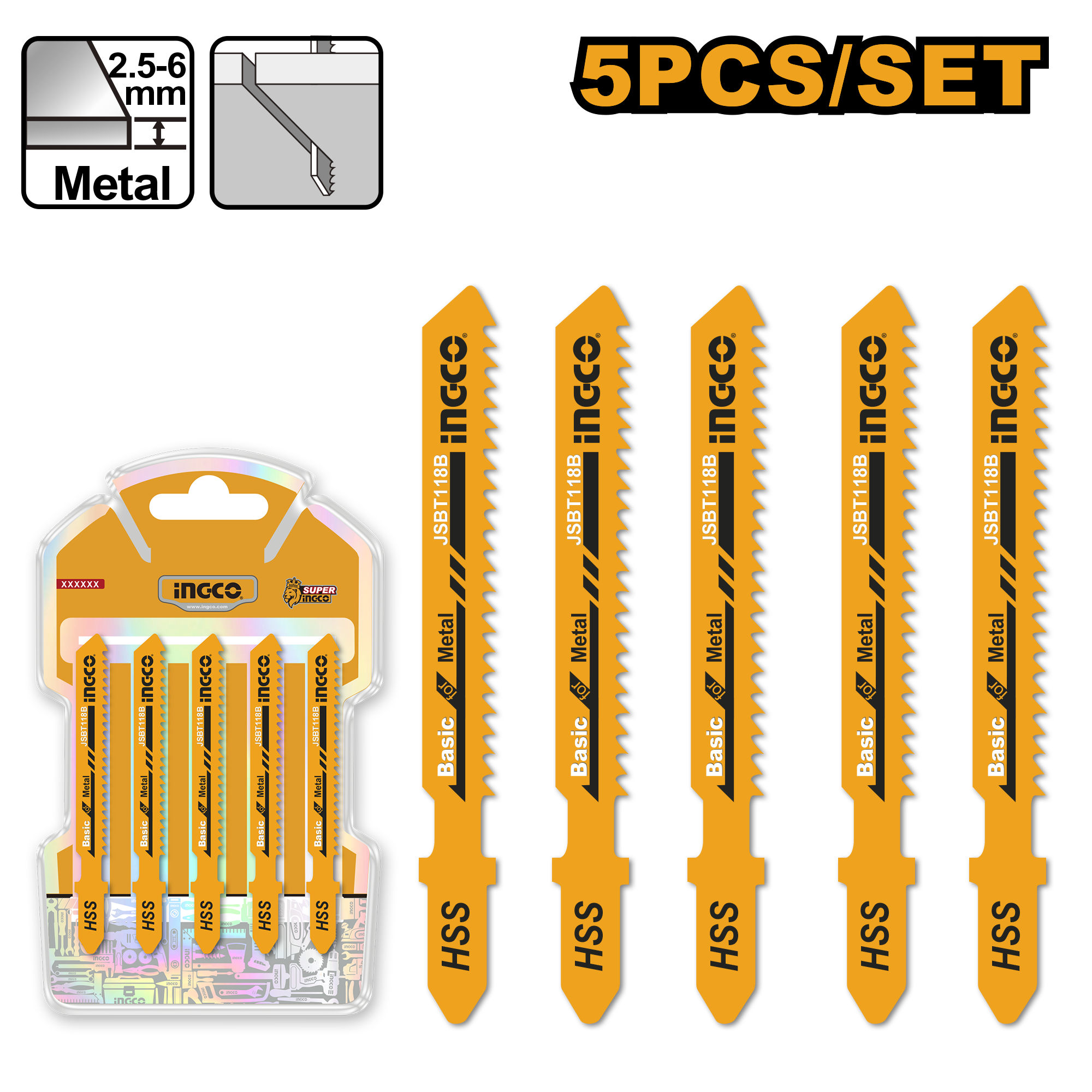 Panze Pendular Metal Set 5buc