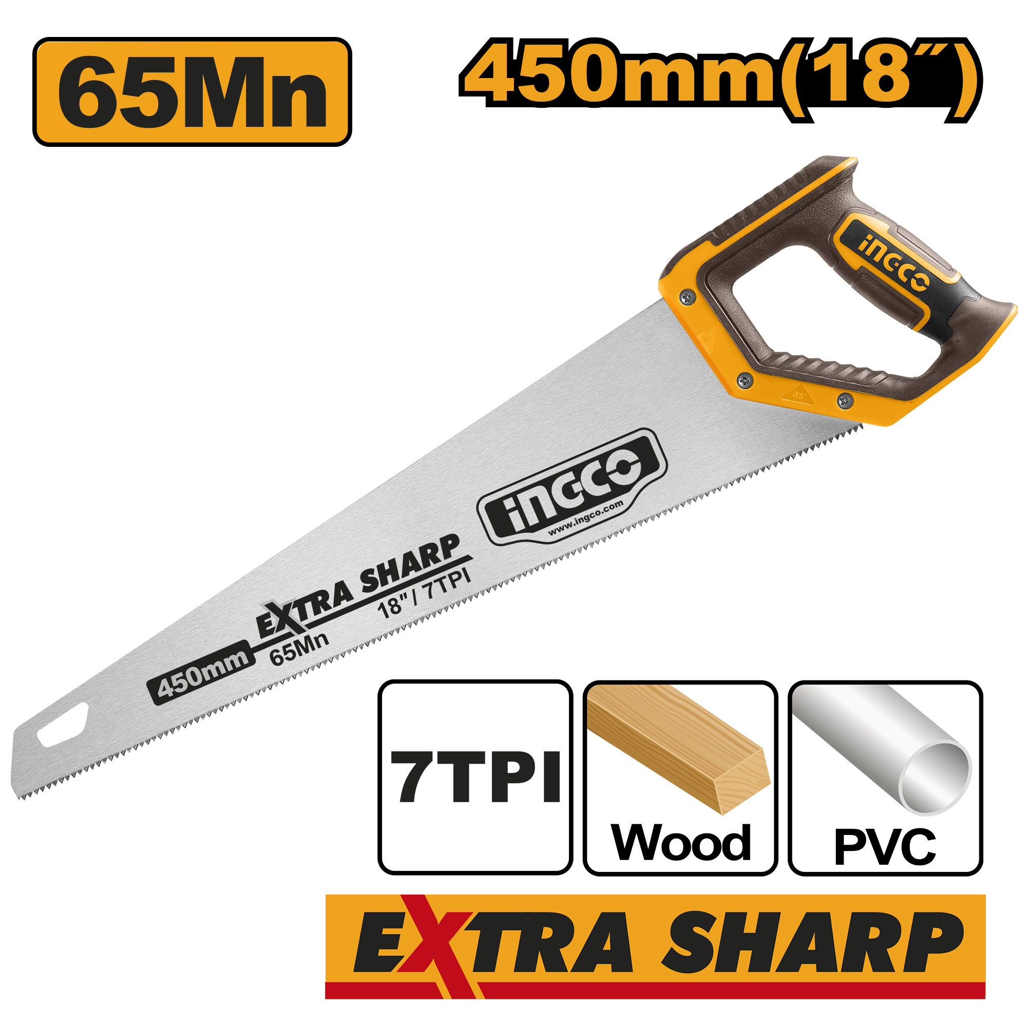 Fierastrau Manual cu Maner Plastic 45cm Super Select