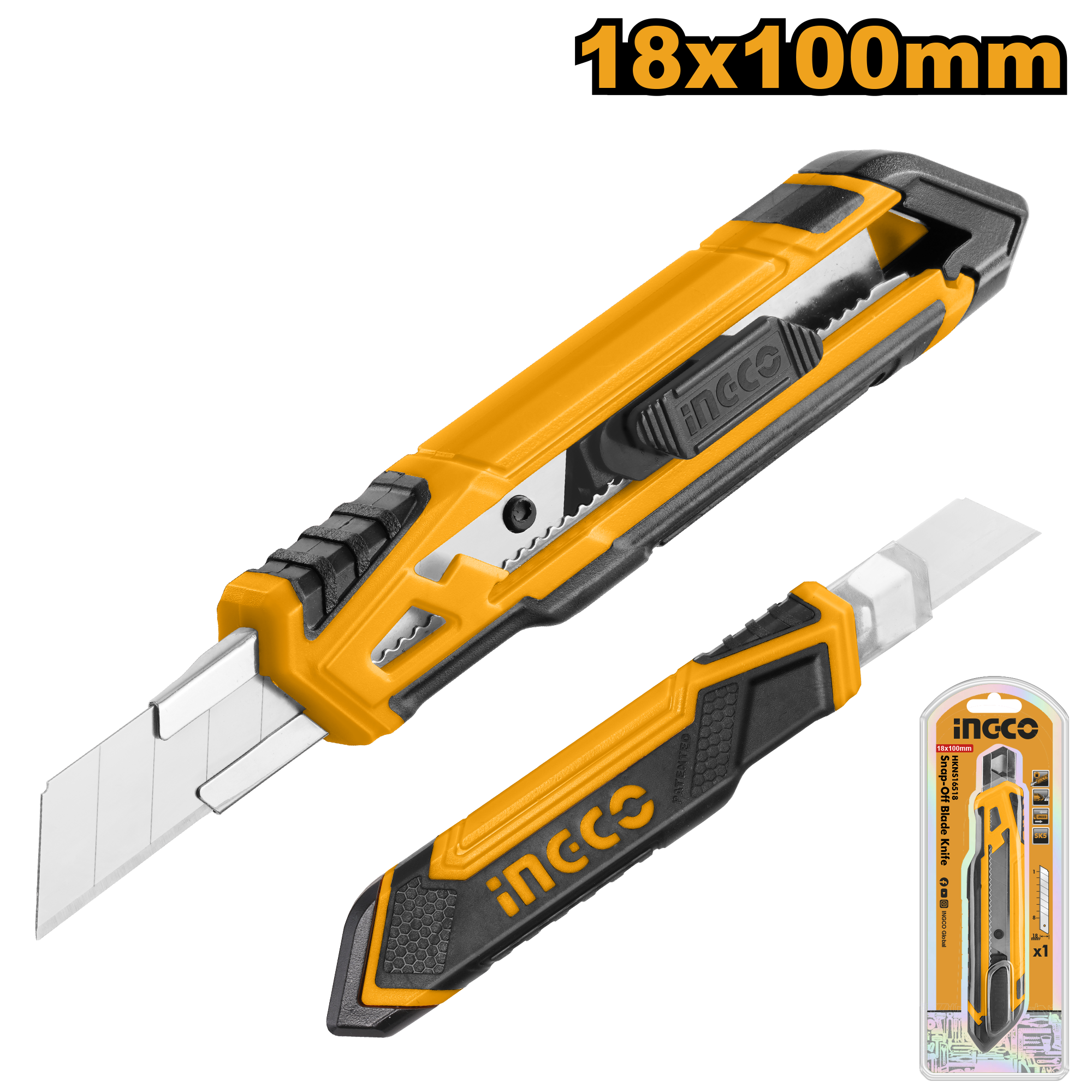 Cutter Plastic cu Maner Cauciuc