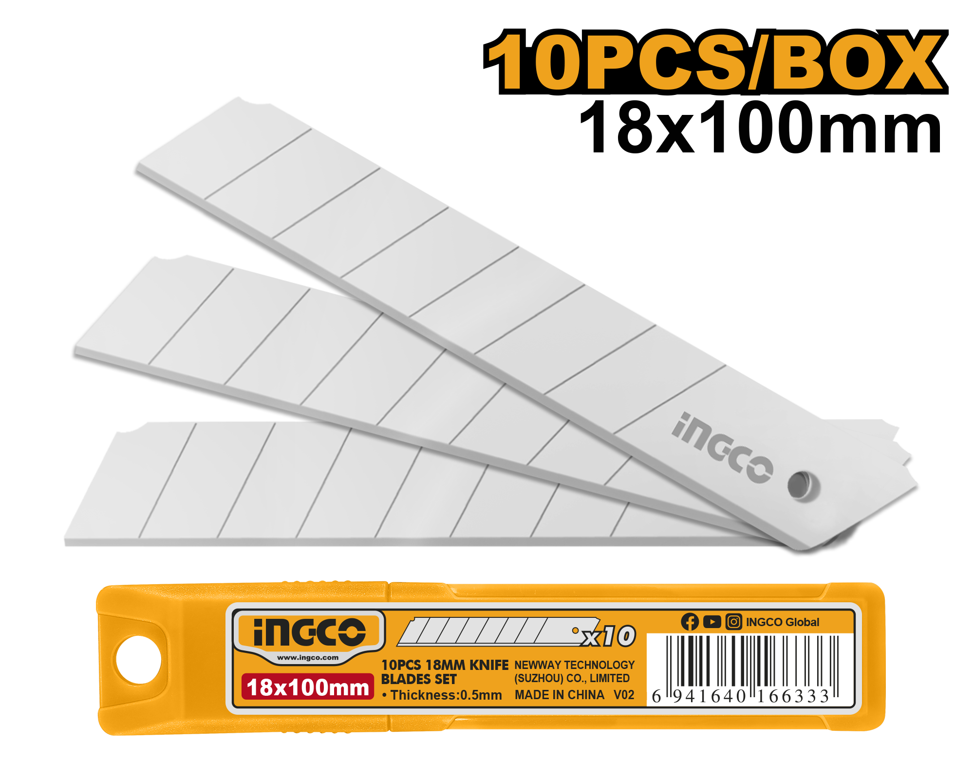 Rezerve Lame Cutter 18mm Set 10buc
