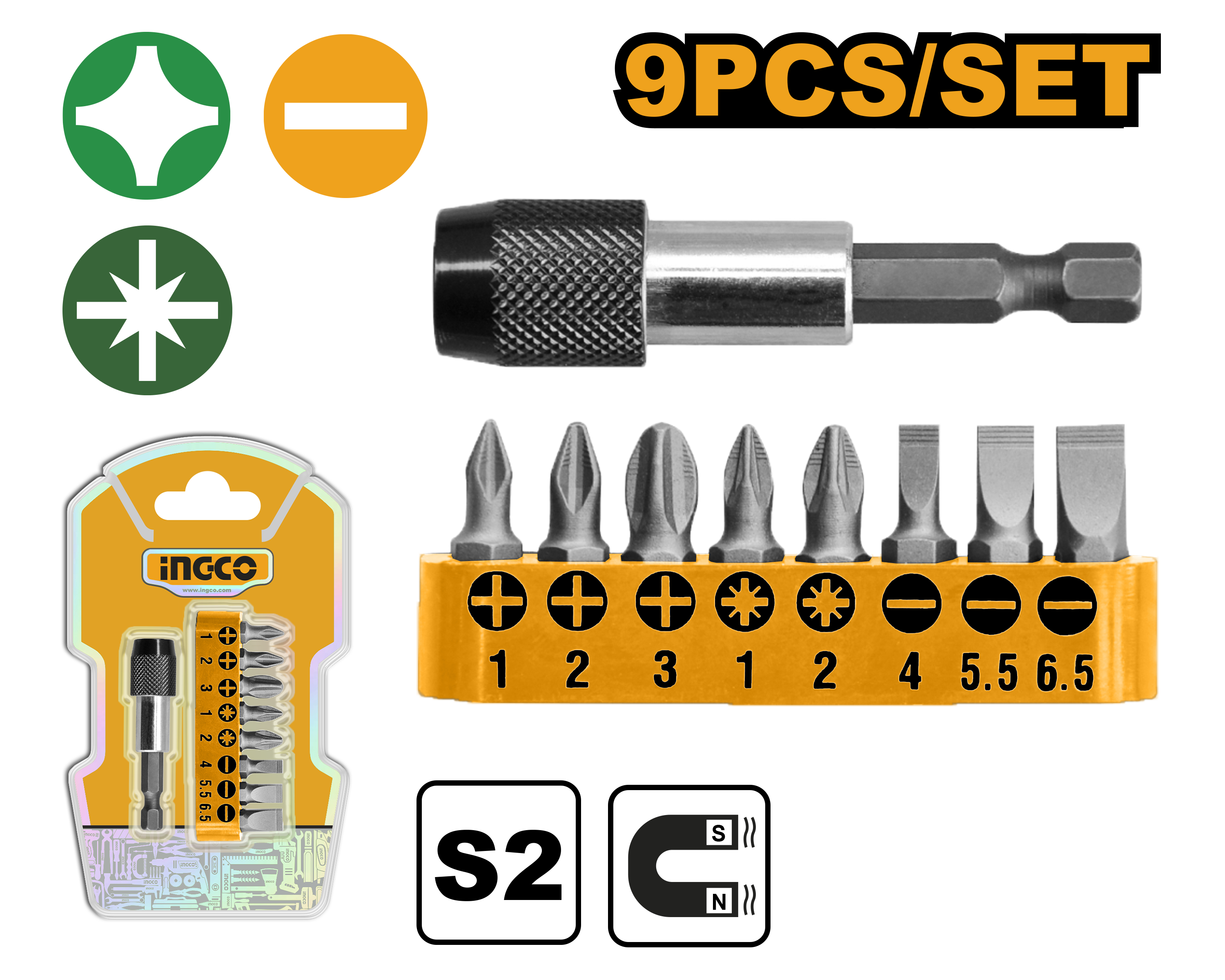 Prelungitor Biti Set 9buc