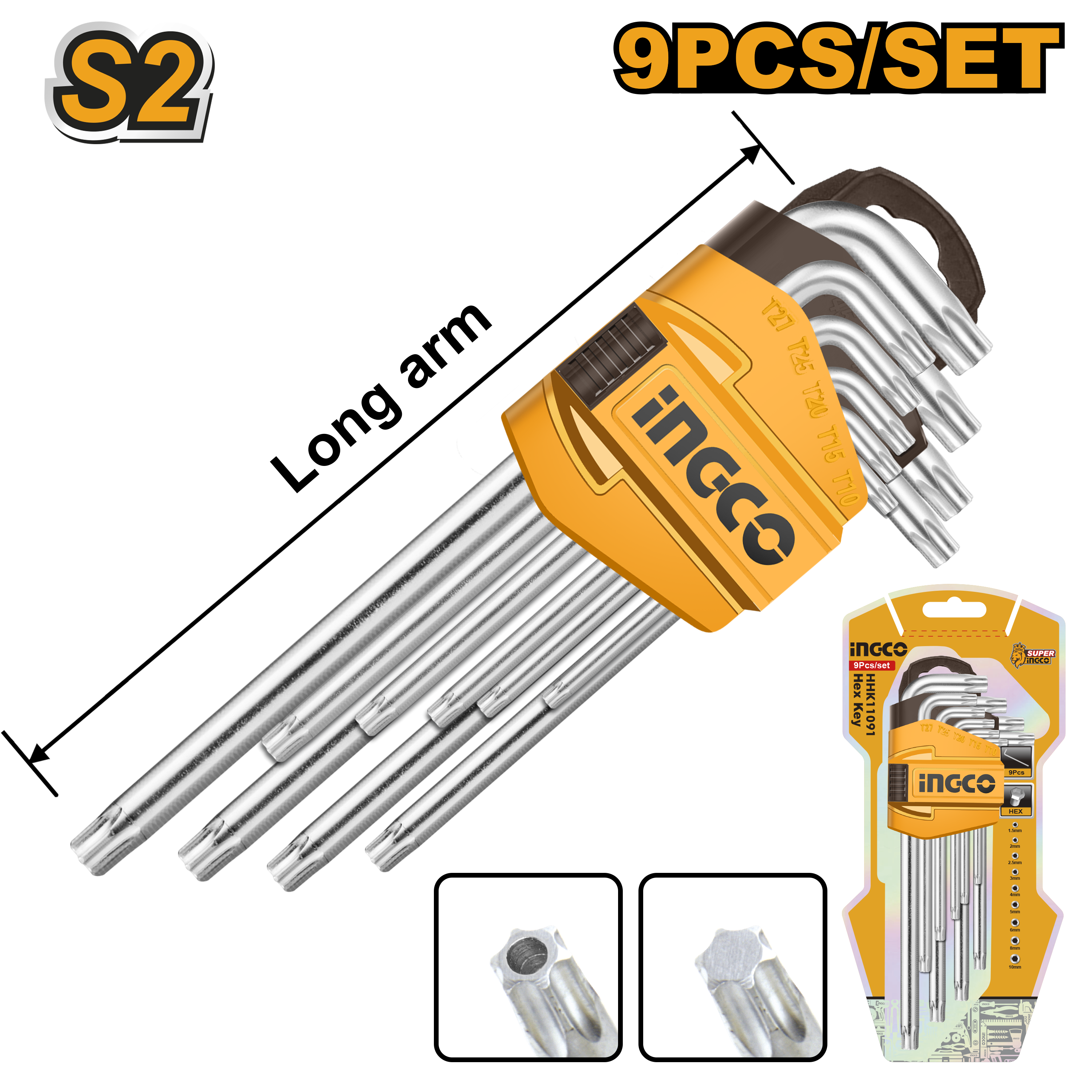 Set Torx Lung 9pcs