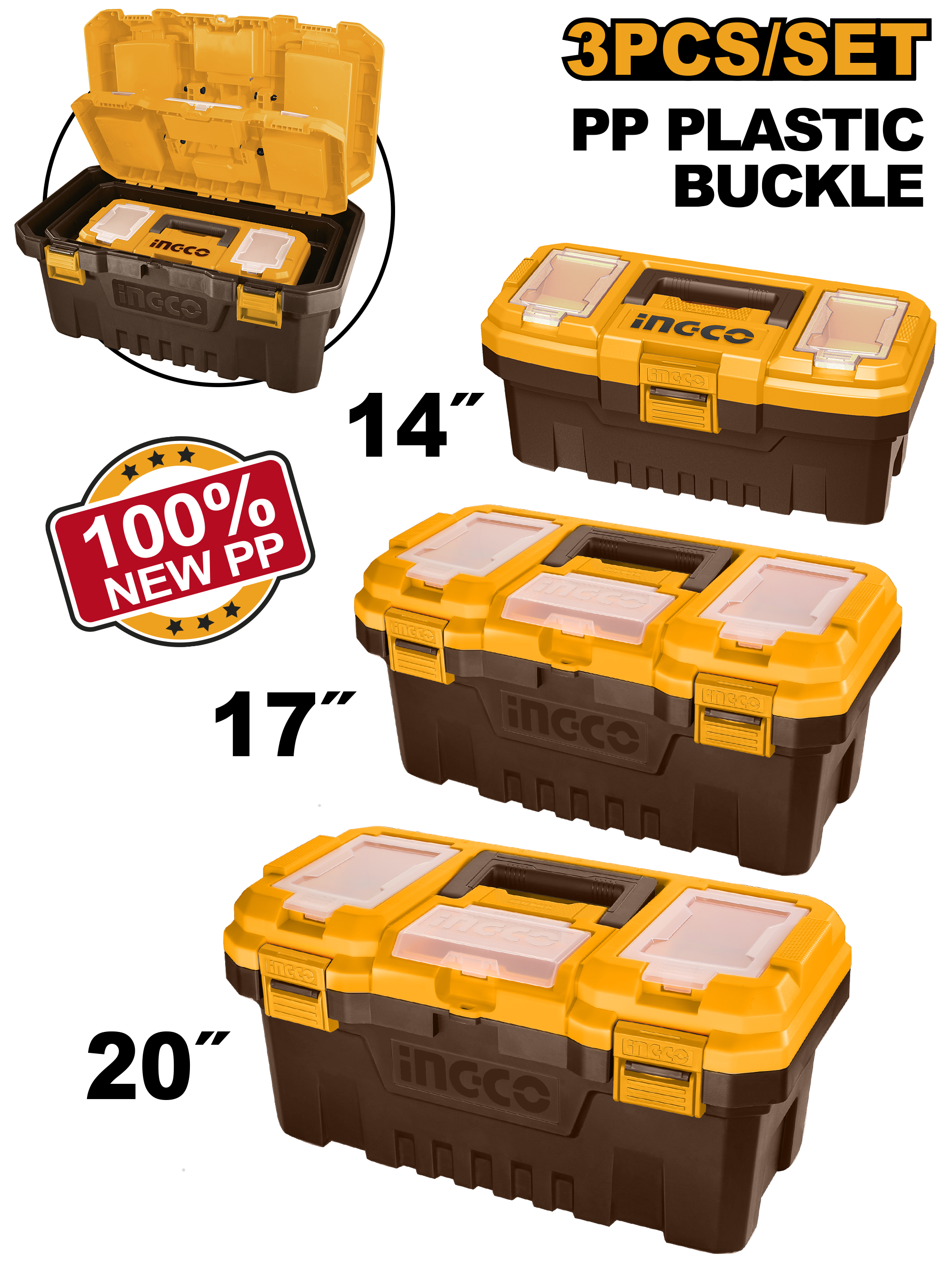 Cutii Depozitare Scule Set 3 buc
