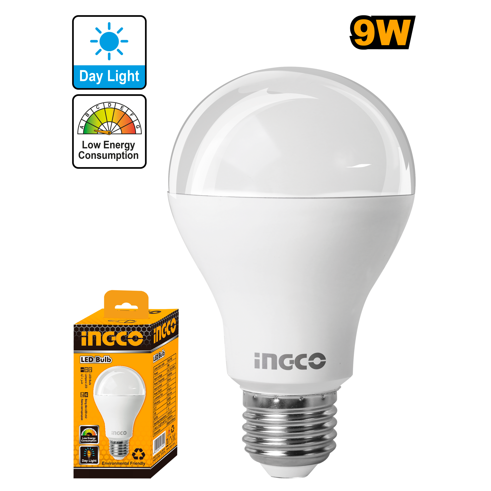 Bec cu LED 9W