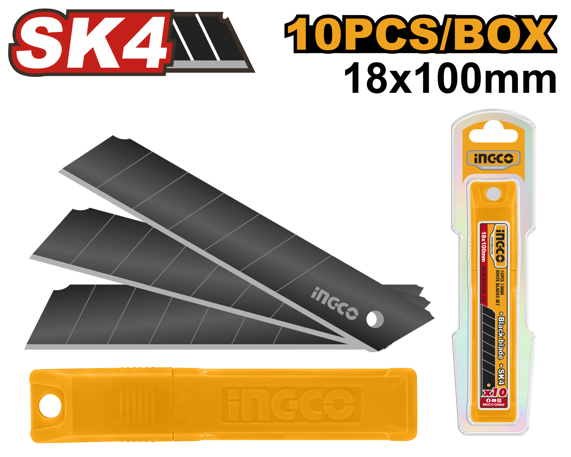 Rezerva Cutter Set 10buc 18x100mm Profesional