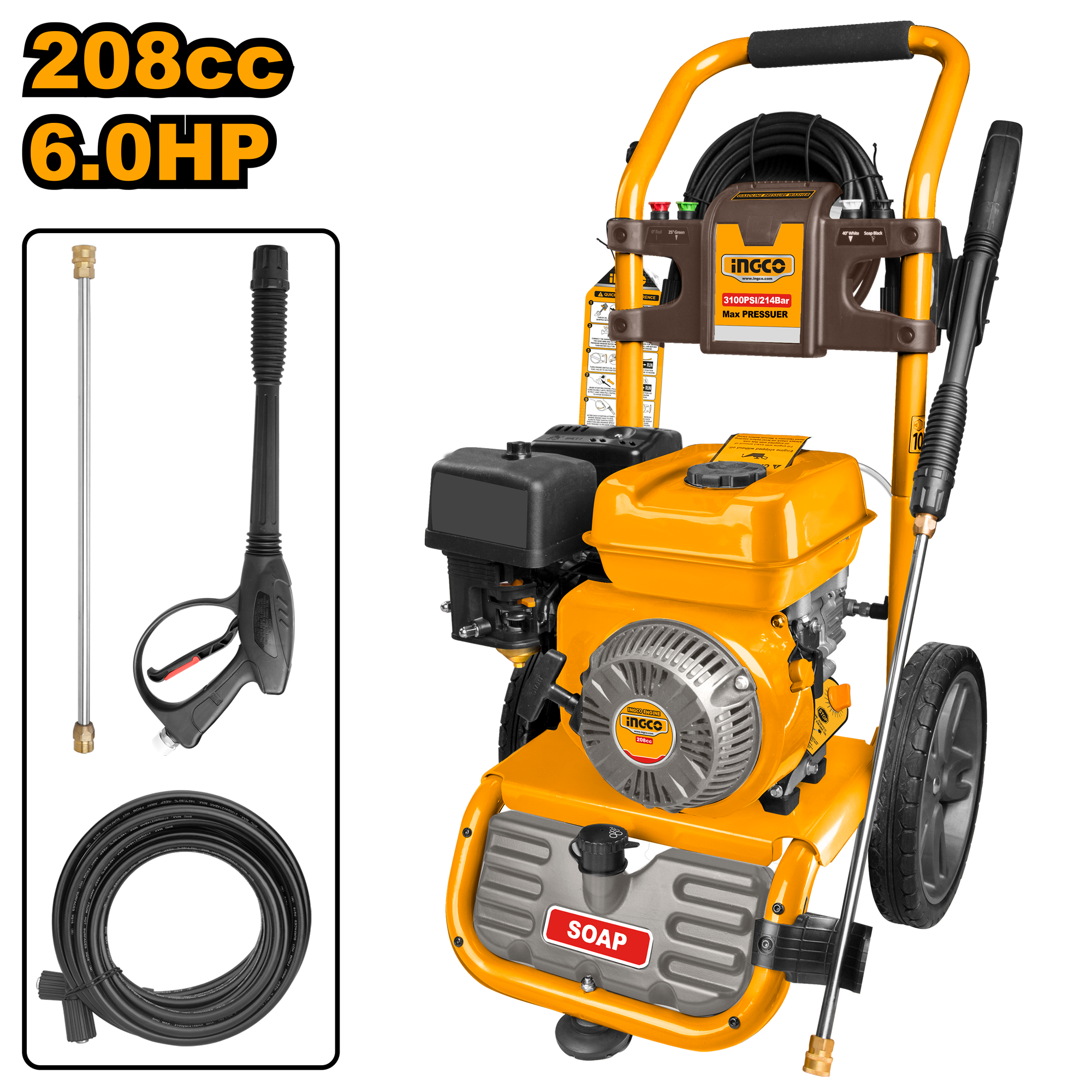 Aparat de Spalat cu Presiune 6.0Hp