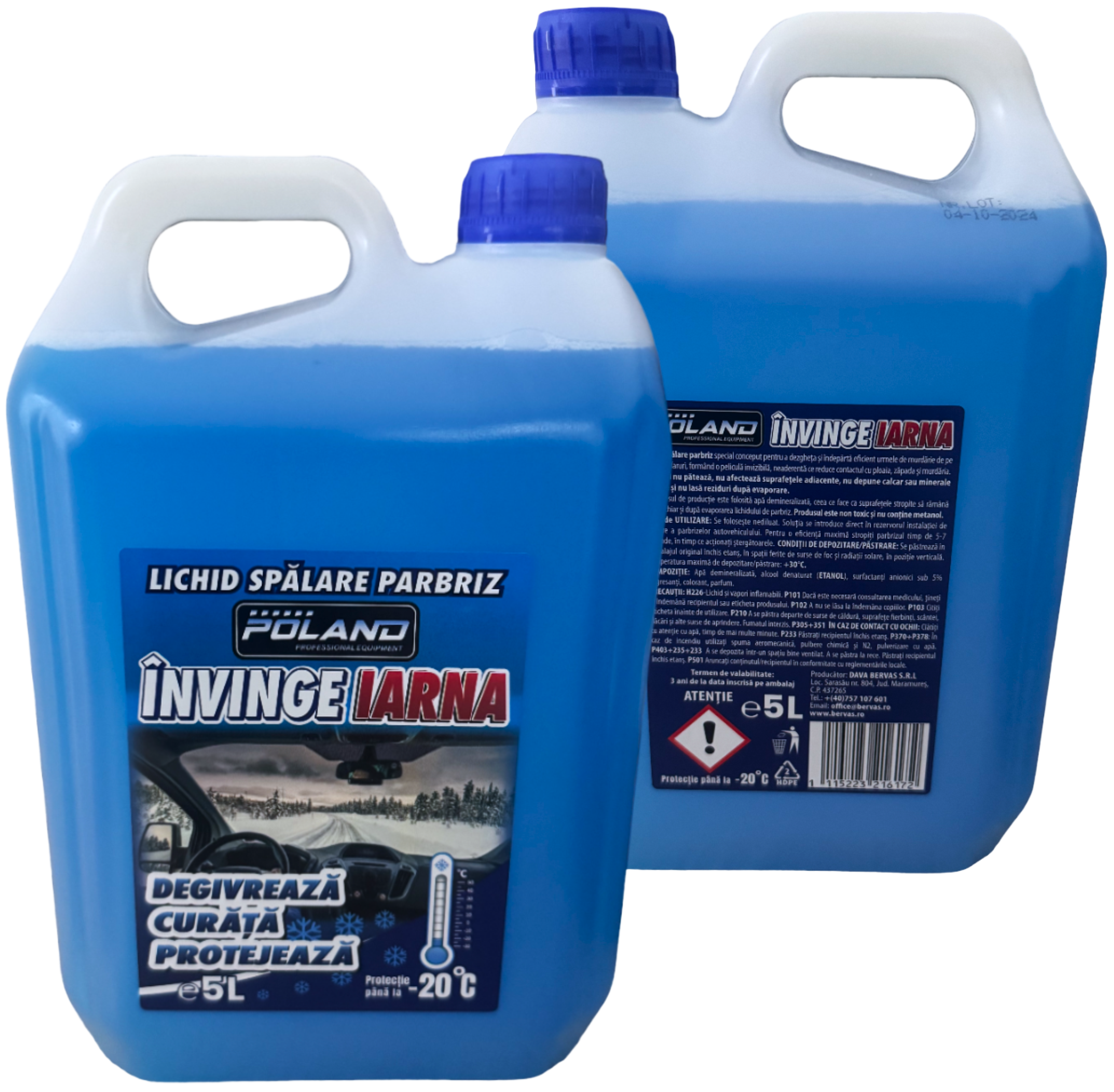 Solutie Spalare Parbriz 5L -20grade