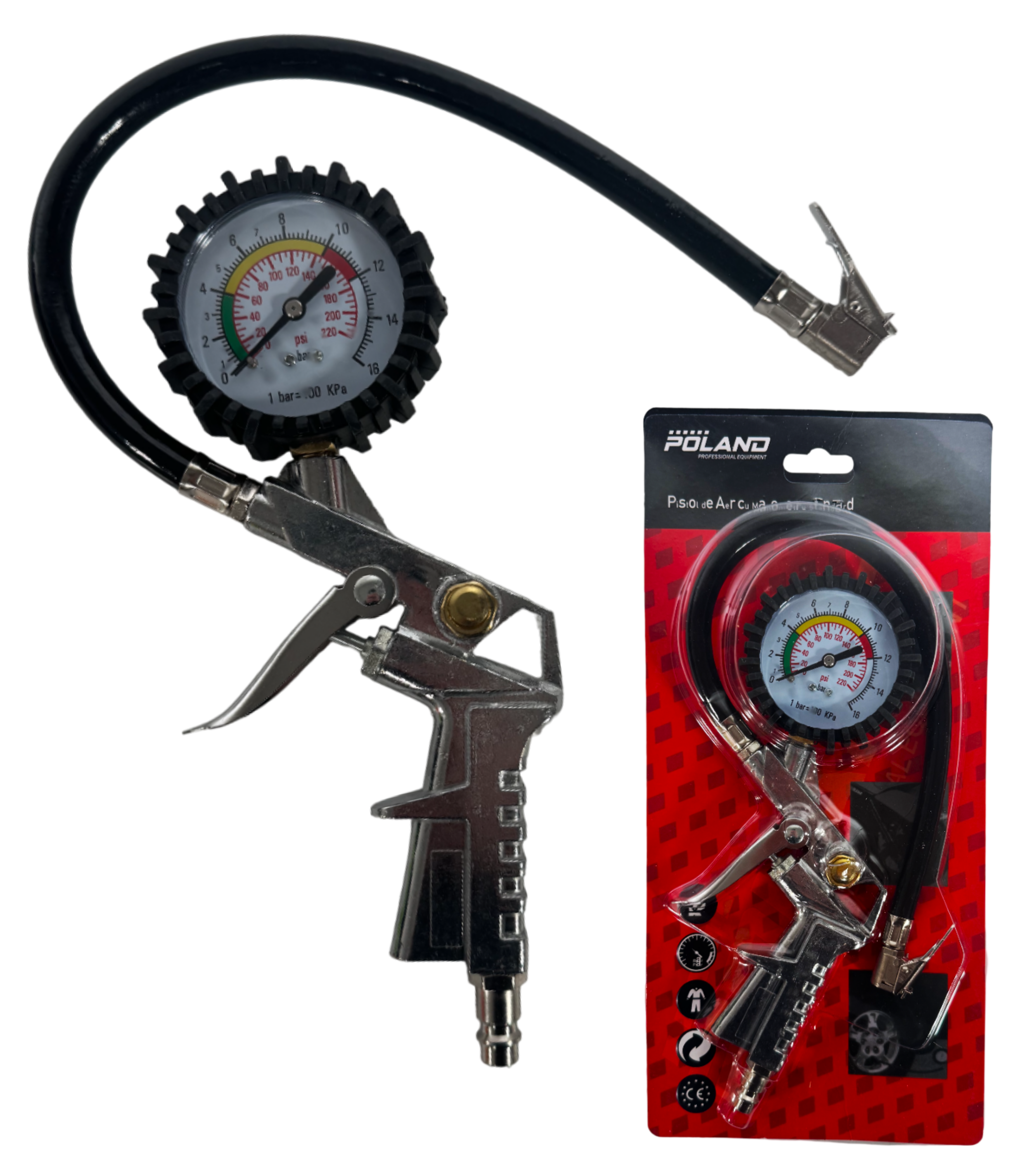 Pistol Aer cu Manometru Poland