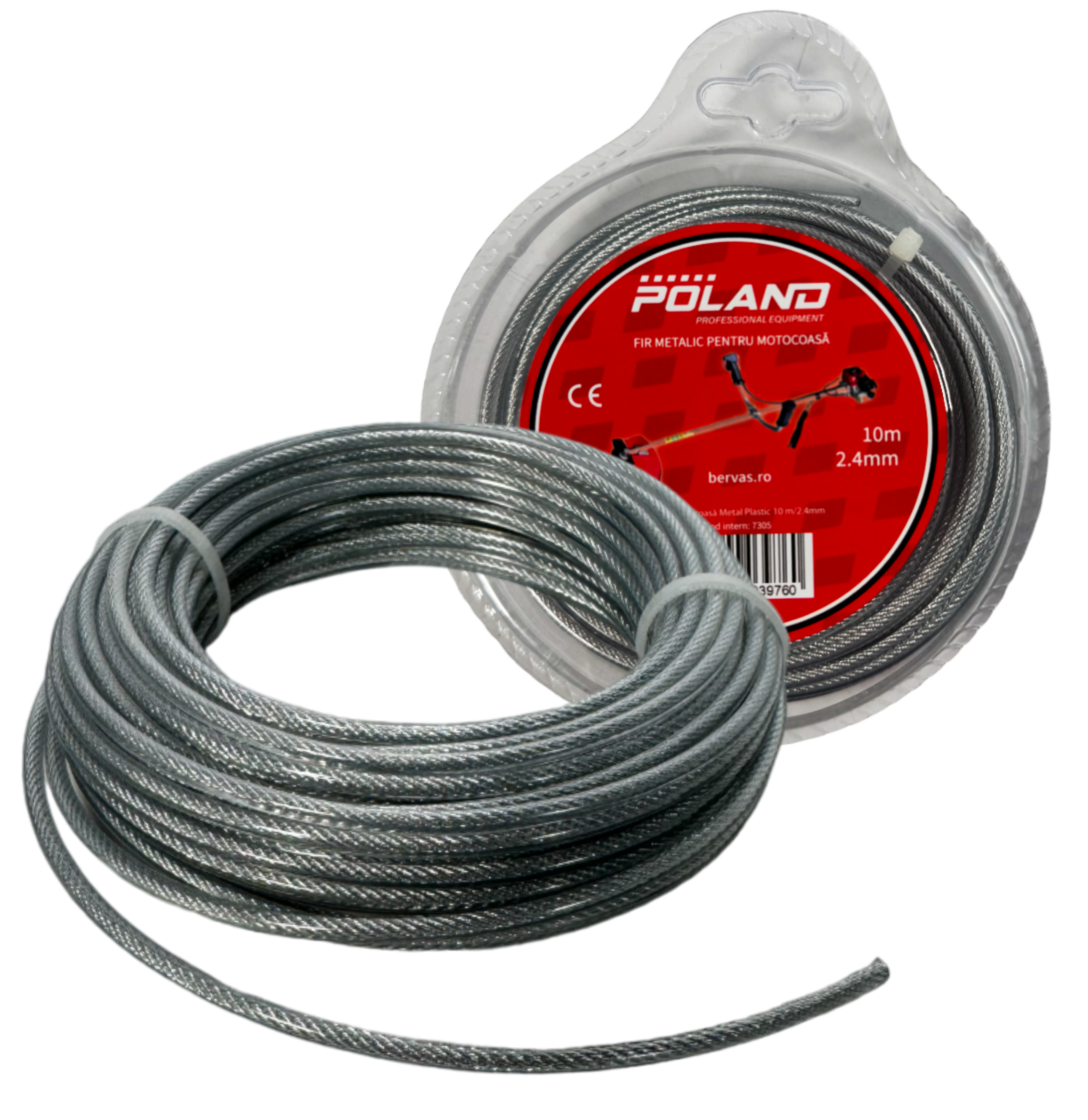 Fir Motocoasa Metal Plastic 10 m/2.7mm