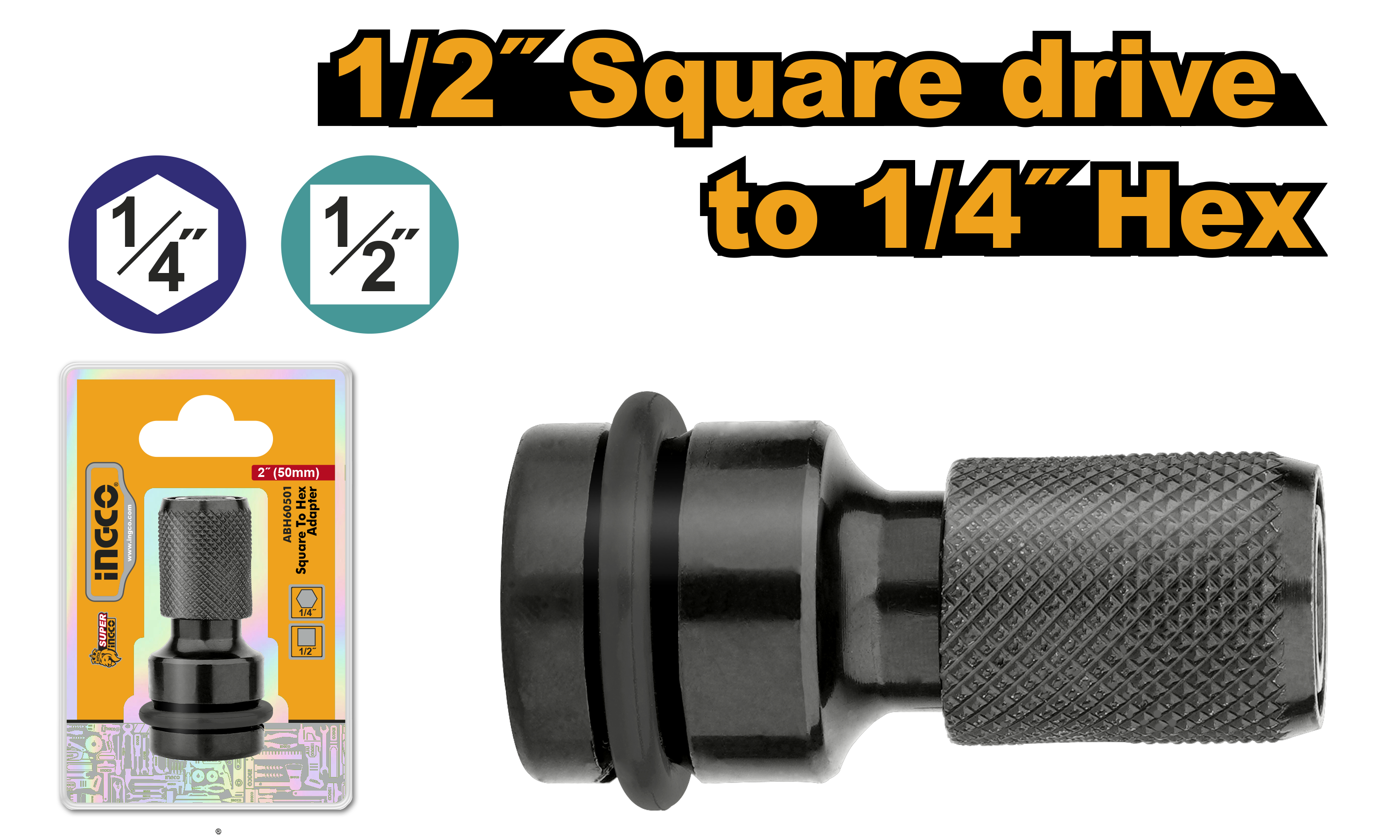 Adaptor Tubulara 1/2 la 1/4 HEX