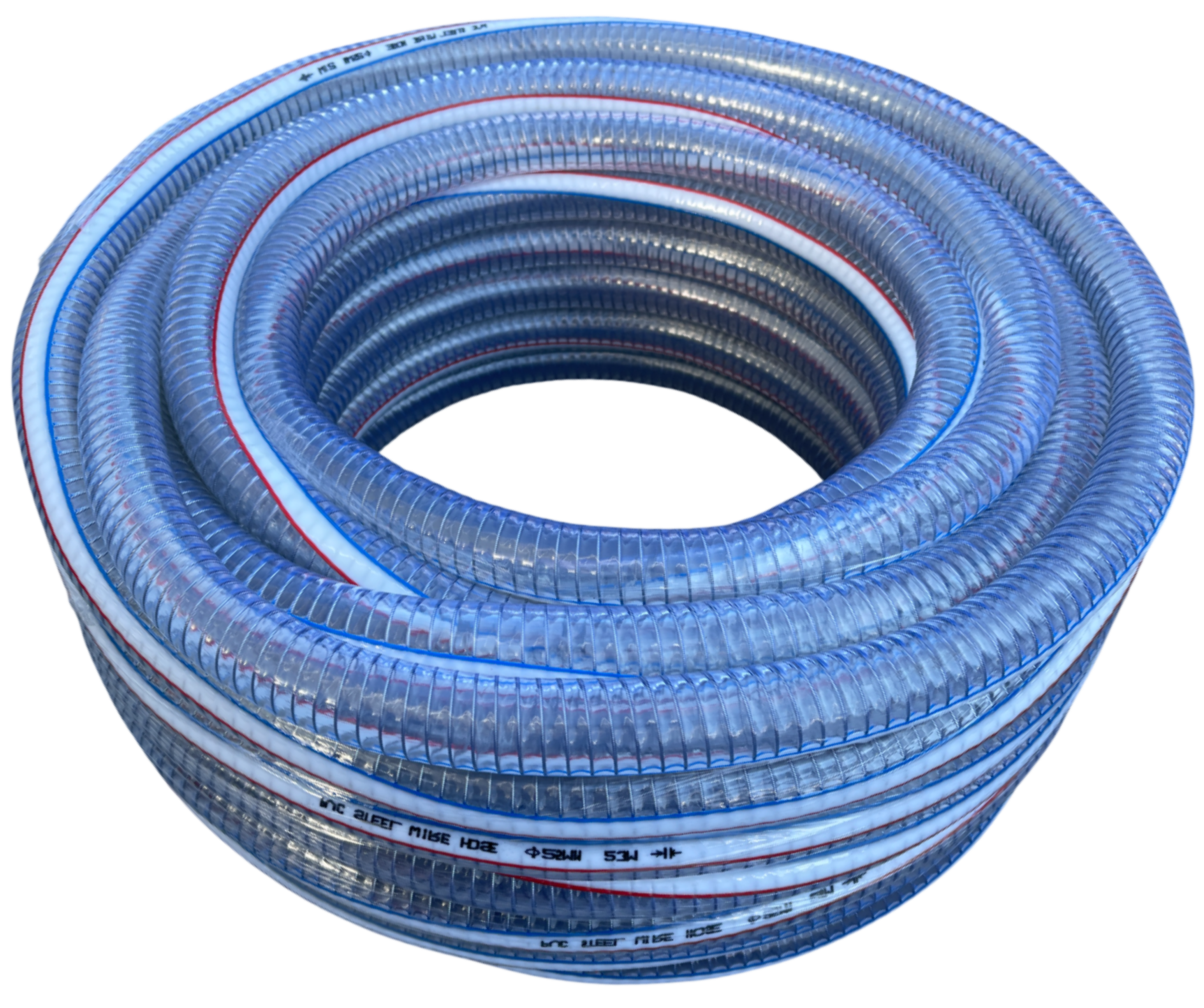 Furtun PVC Absorbtie cu Insertie Metal 1-1/2 30m