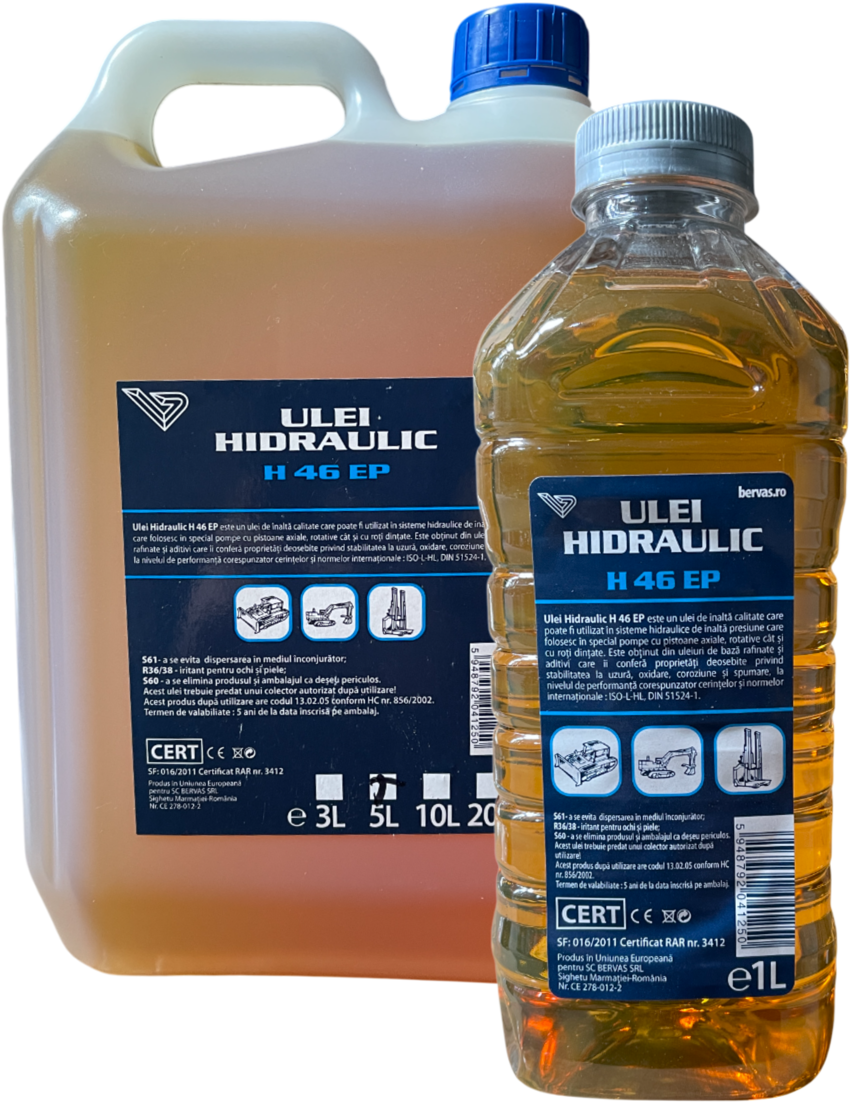 Ulei Hidraulic H46 1L 15buc/bax