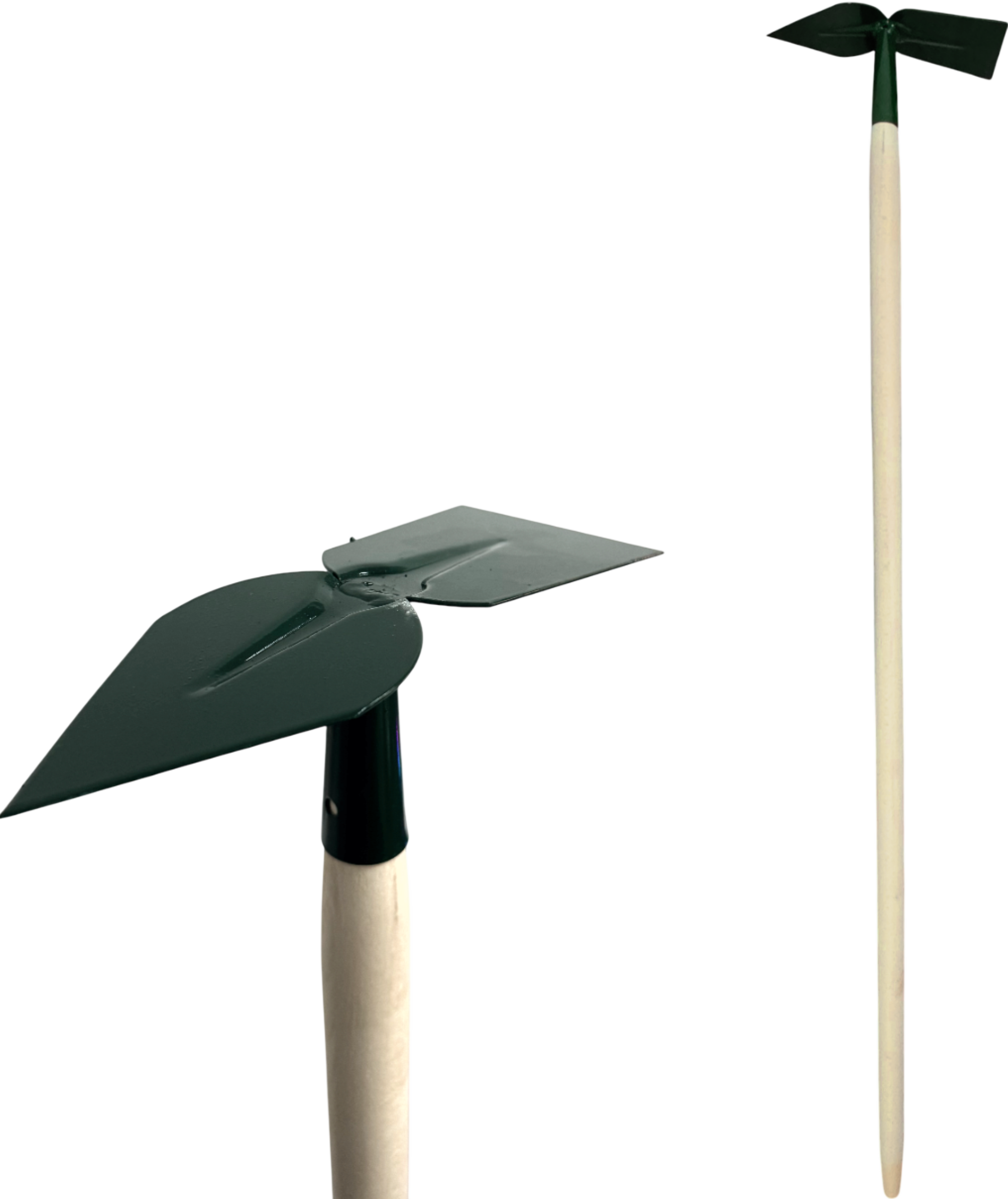 Sapa verde mica + coada lemn 1 m